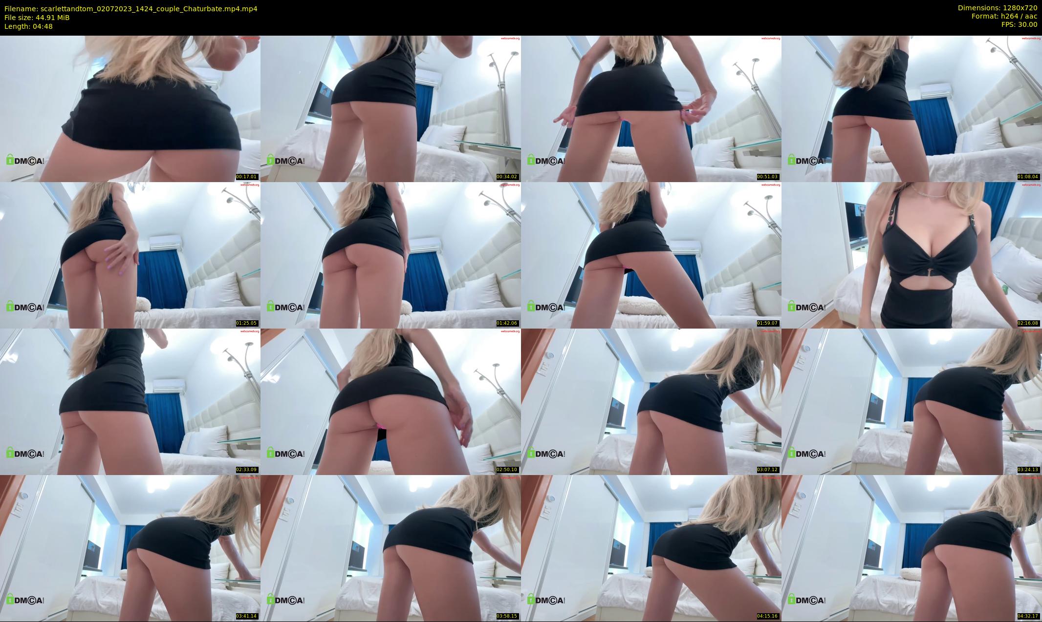 scarlettandtom — 5 minute Chaturbate couple cam show recording, 720p, Jul 2, 2023