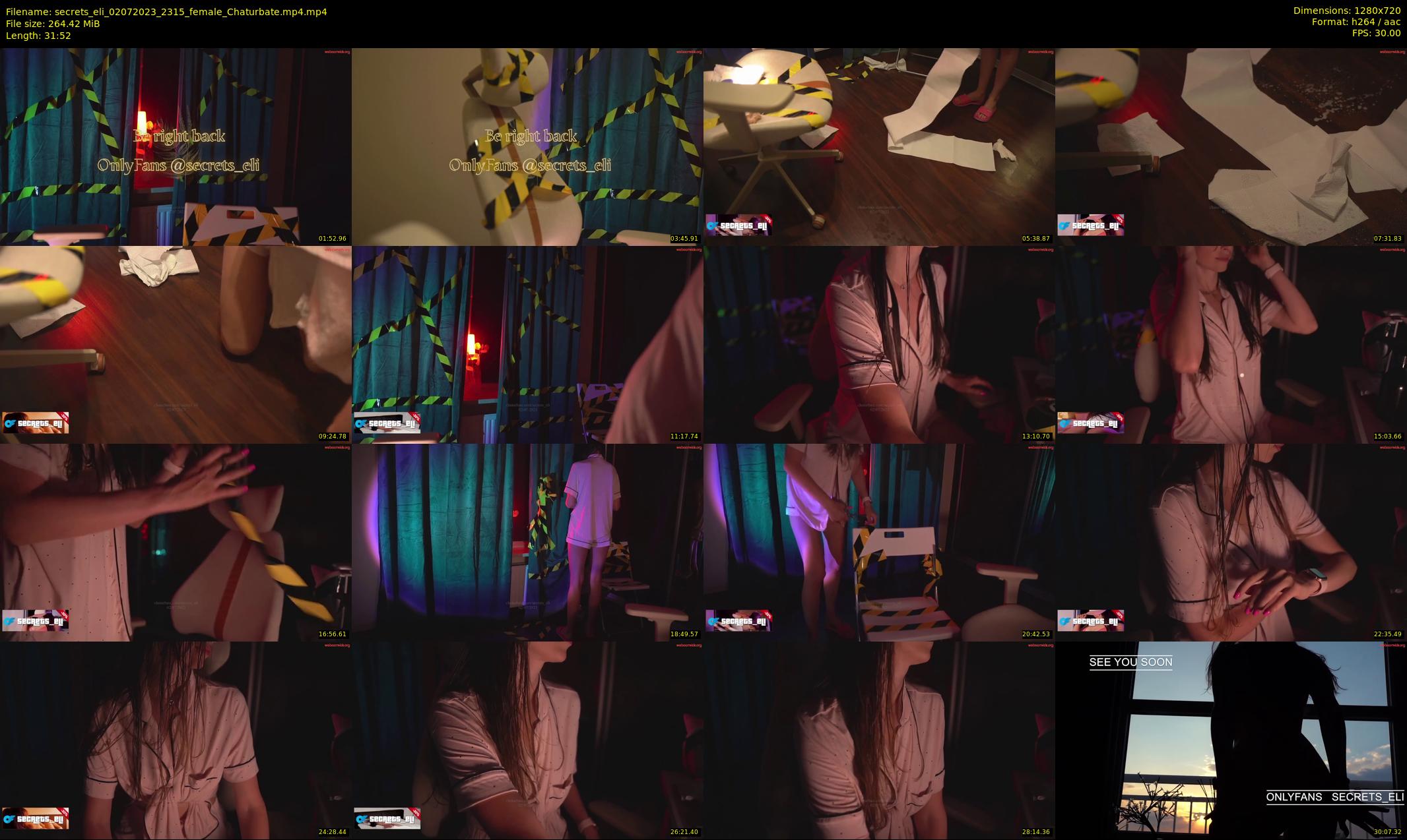 secrets_eli — 32 minute Chaturbate female cam show recording, 720p, Jul 2, 2023