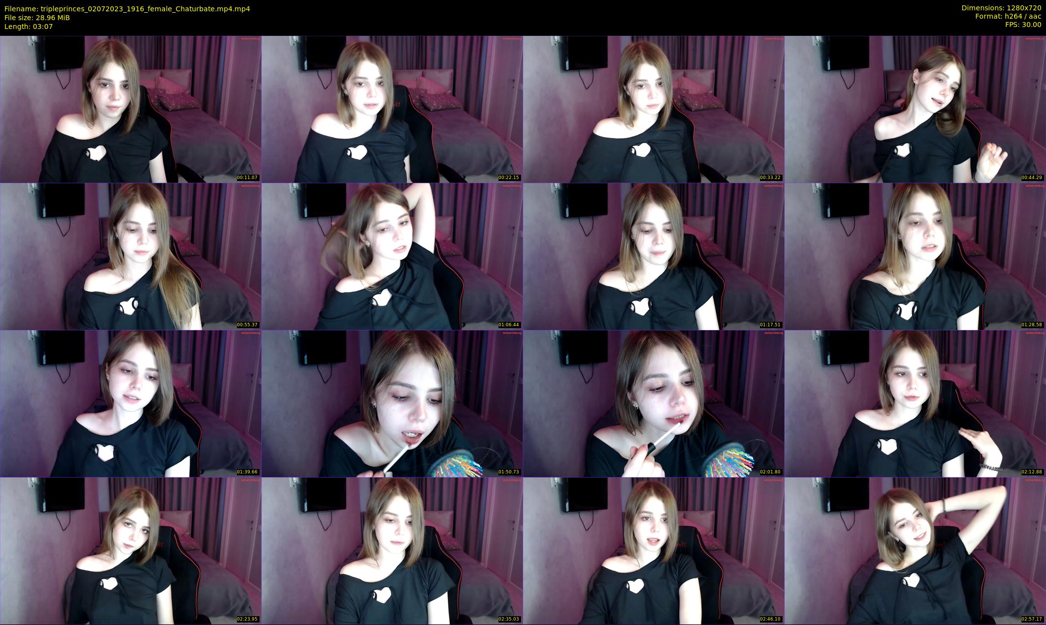 tripleprinces — 4 minute Chaturbate female cam show recording, 720p, Jul 2, 2023
