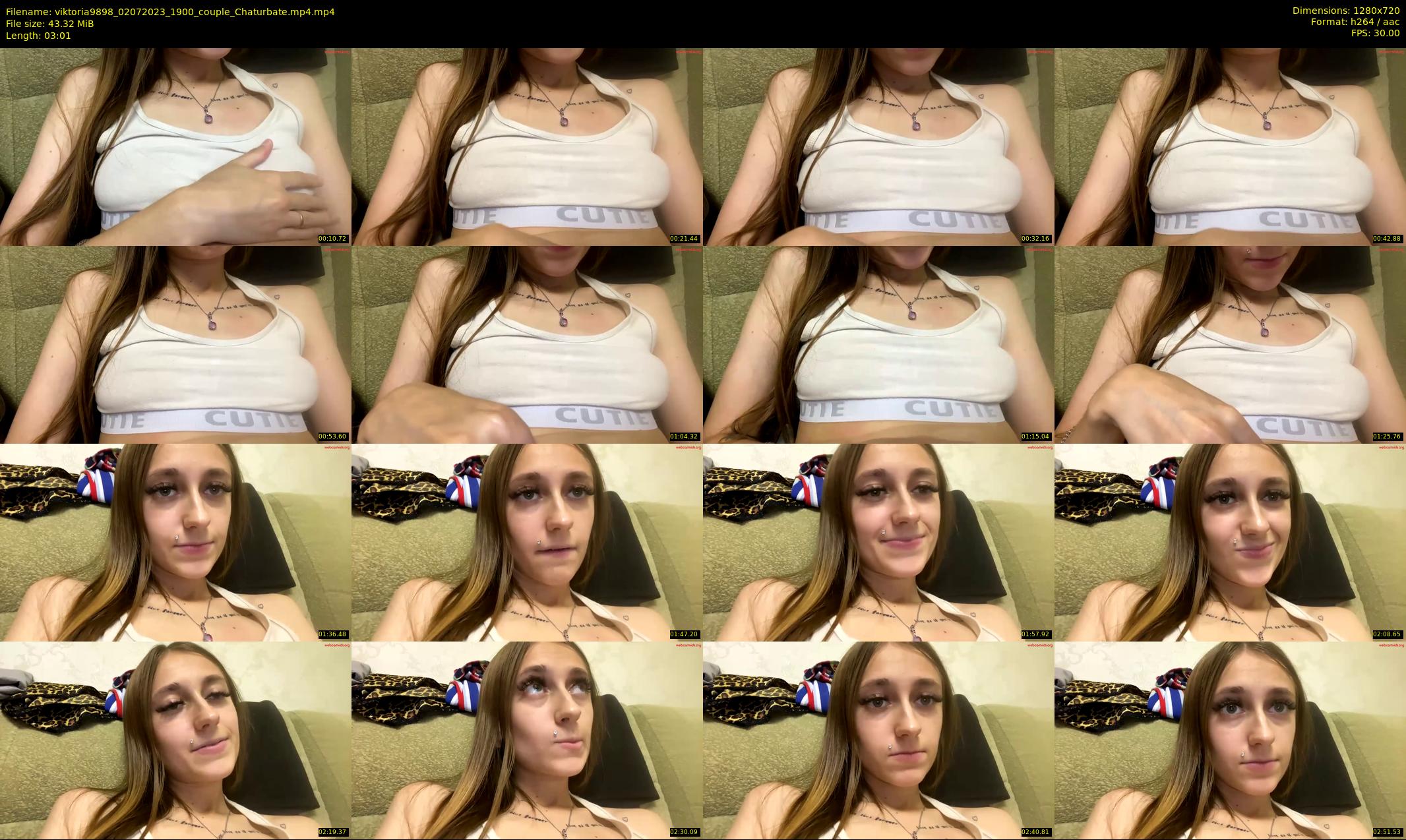 viktoria9898 — 4 minute Chaturbate couple cam show recording, 720p, Jul 2, 2023