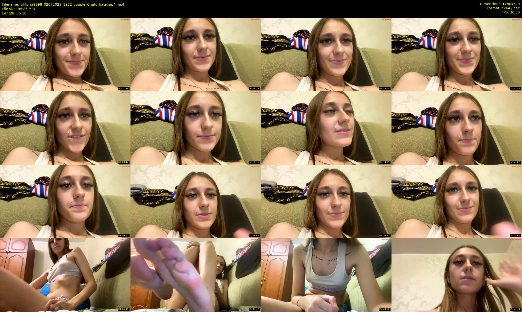 viktoria9898 — 7 minute Chaturbate couple cam show recording, 720p, Jul 2, 2023