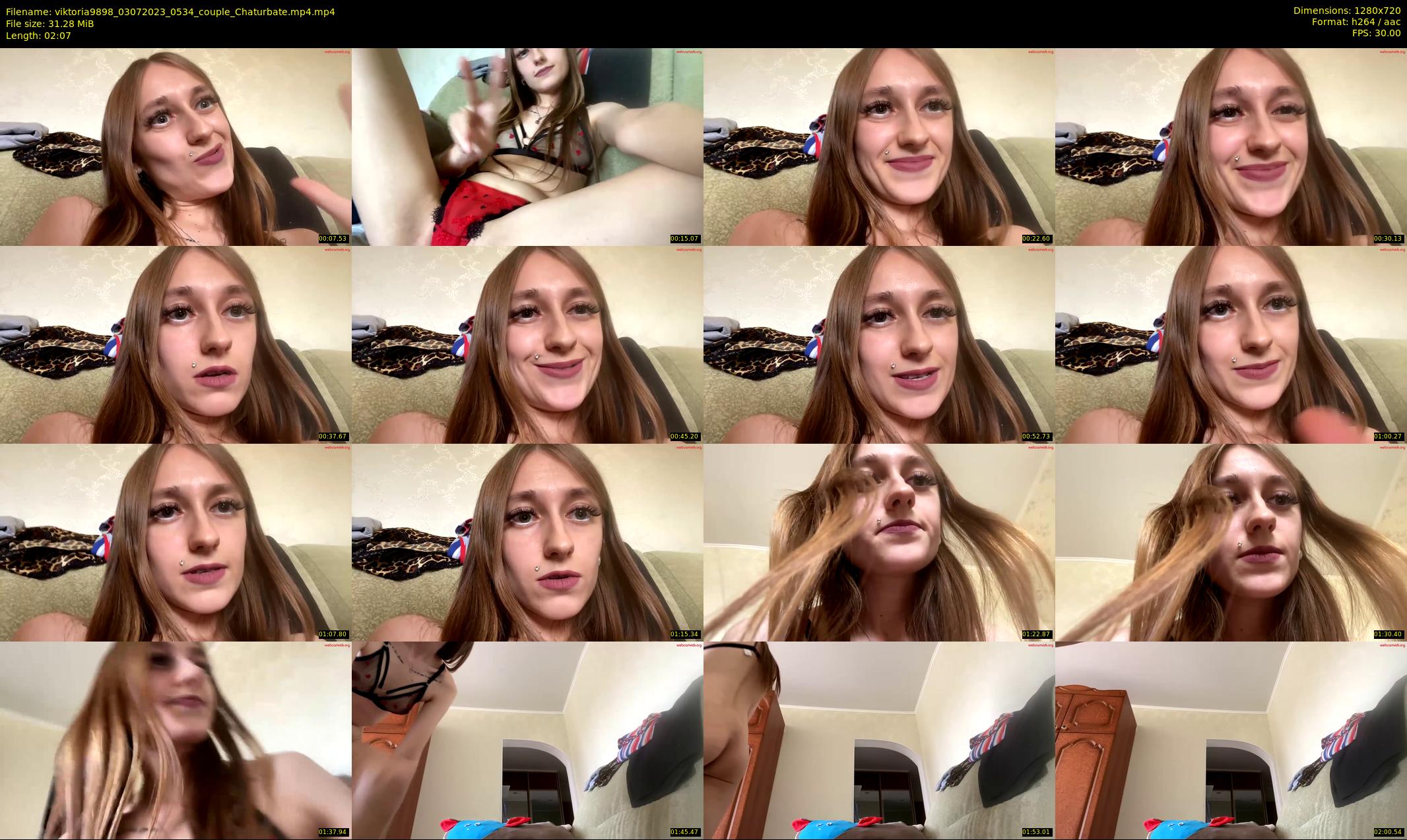 viktoria9898 — 3 minute Chaturbate couple cam show recording, 720p, Jul 3, 2023