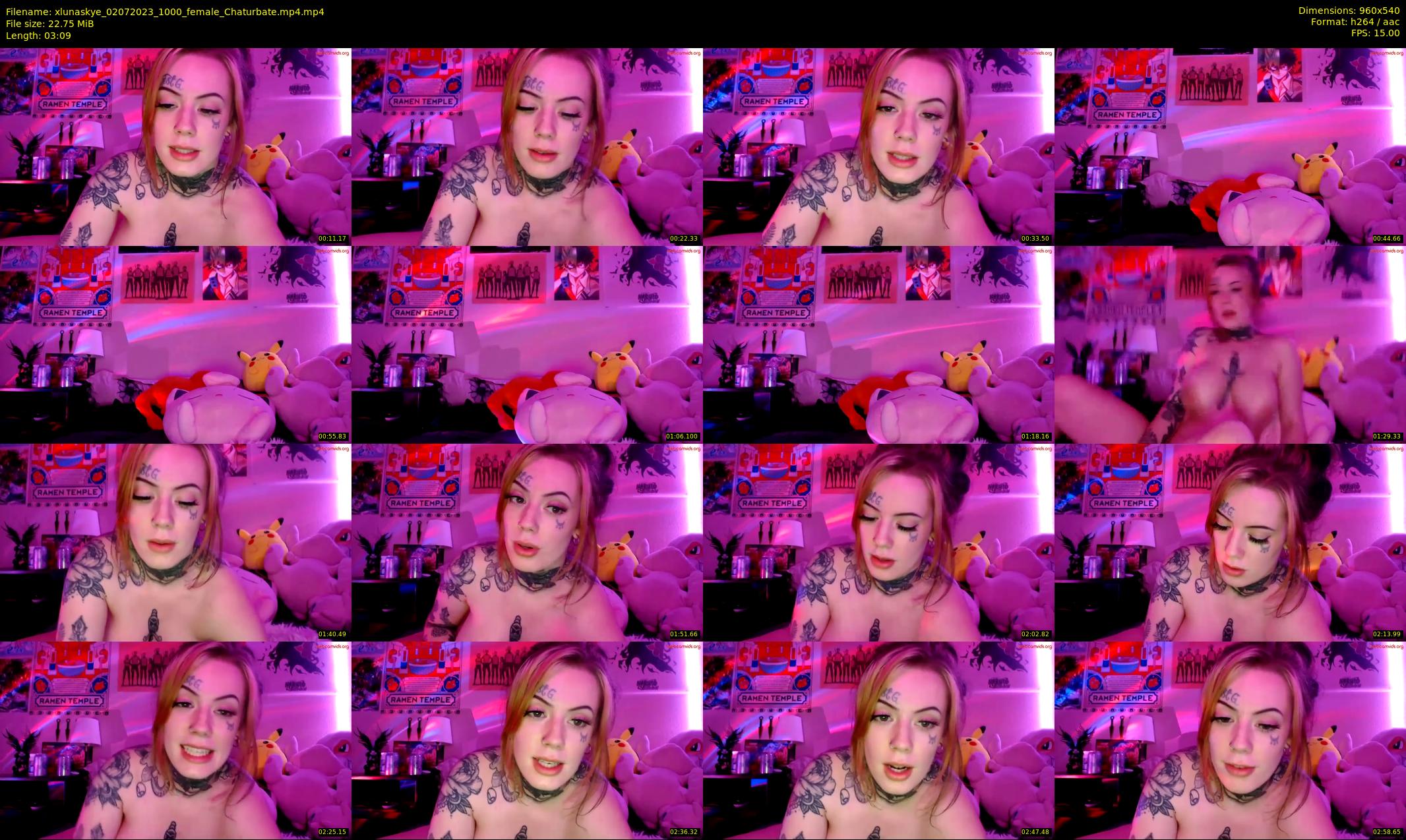 xlunaskye — 4 minute Chaturbate female cam show recording, 480p, Jul 2, 2023