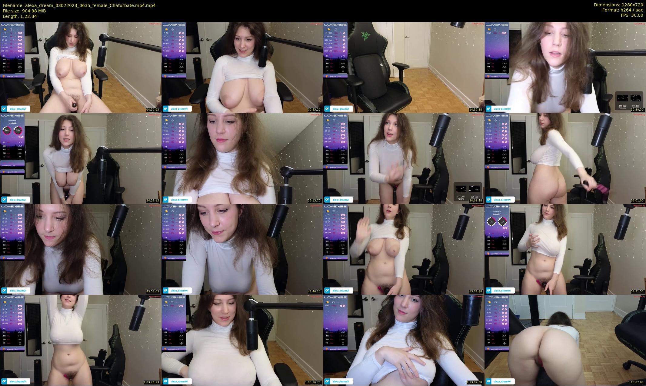 alexa_dream — 83 minute Chaturbate female cam show recording, 720p, Jul 3, 2023