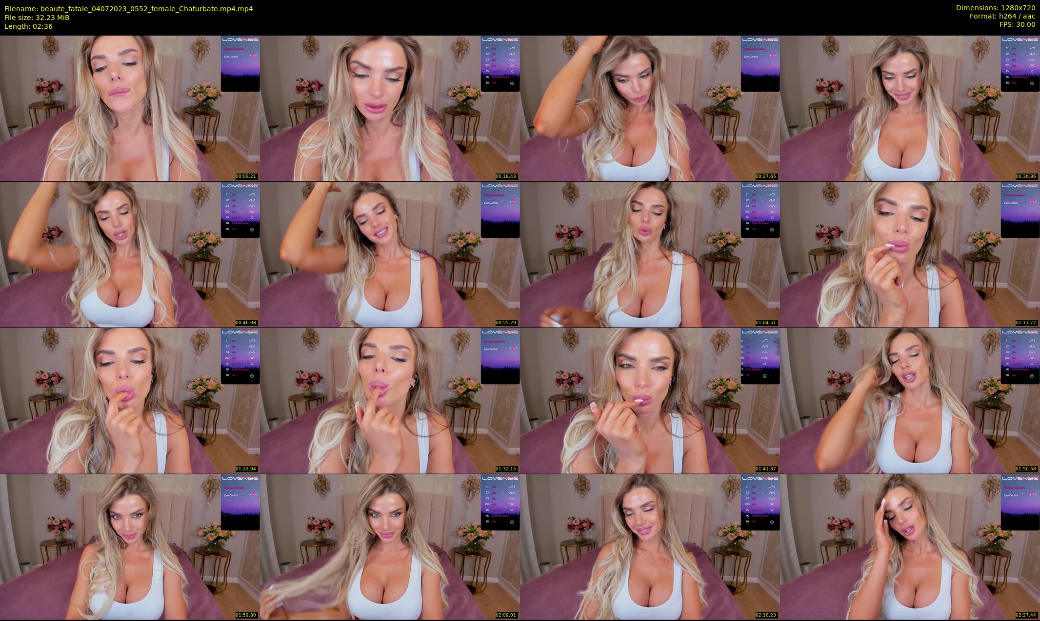 beaute_fatale — 3 minute Chaturbate female cam show recording, 720p, Jul 4, 2023