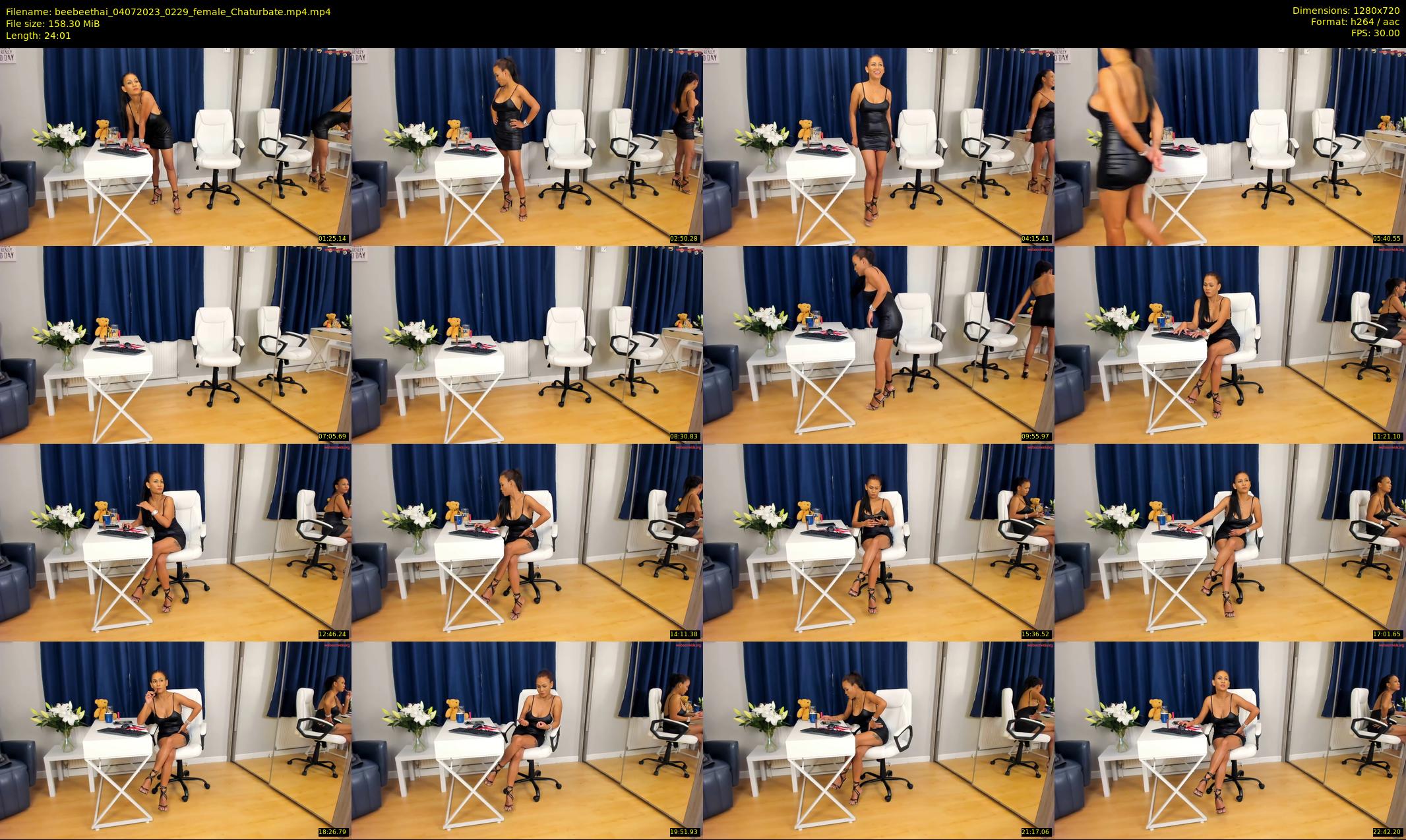 beebeethai — 25 minute Chaturbate female cam show recording, 720p, Jul 4, 2023