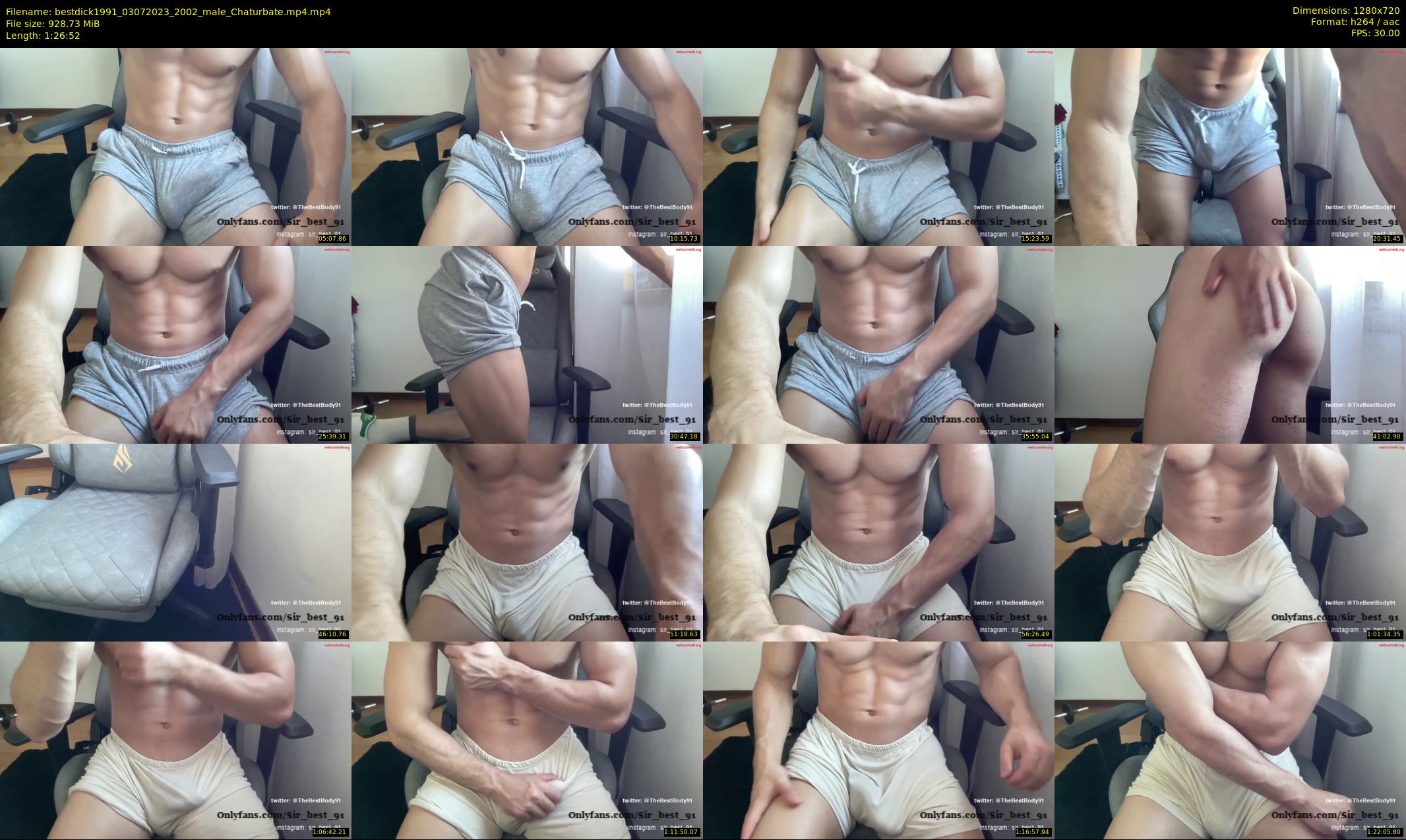 bestdick1991 — 87 minute Chaturbate male cam show recording, 720p, Jul 3, 2023