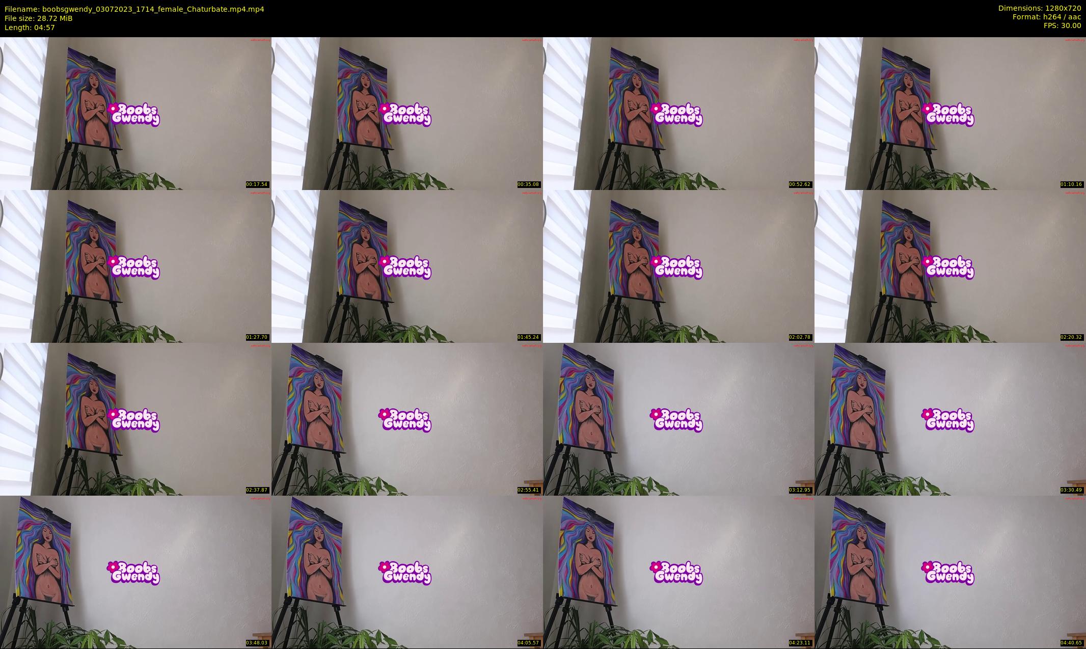boobsgwendy — 5 minute Chaturbate female cam show recording, 720p, Jul 3, 2023