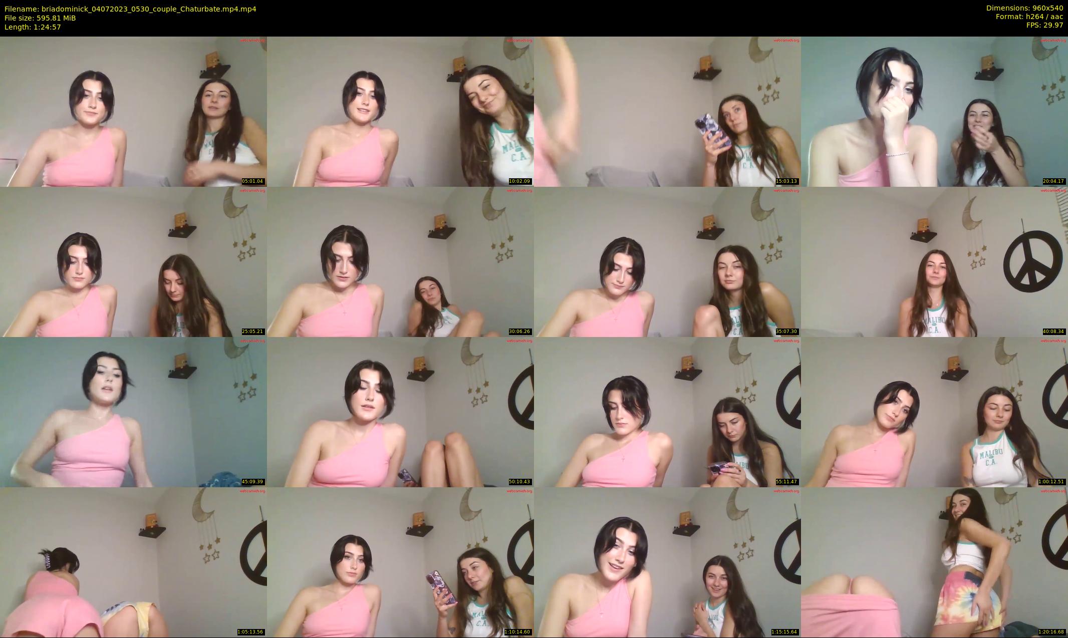 briadominick — 85 minute Chaturbate couple cam show recording, 480p, Jul 4, 2023