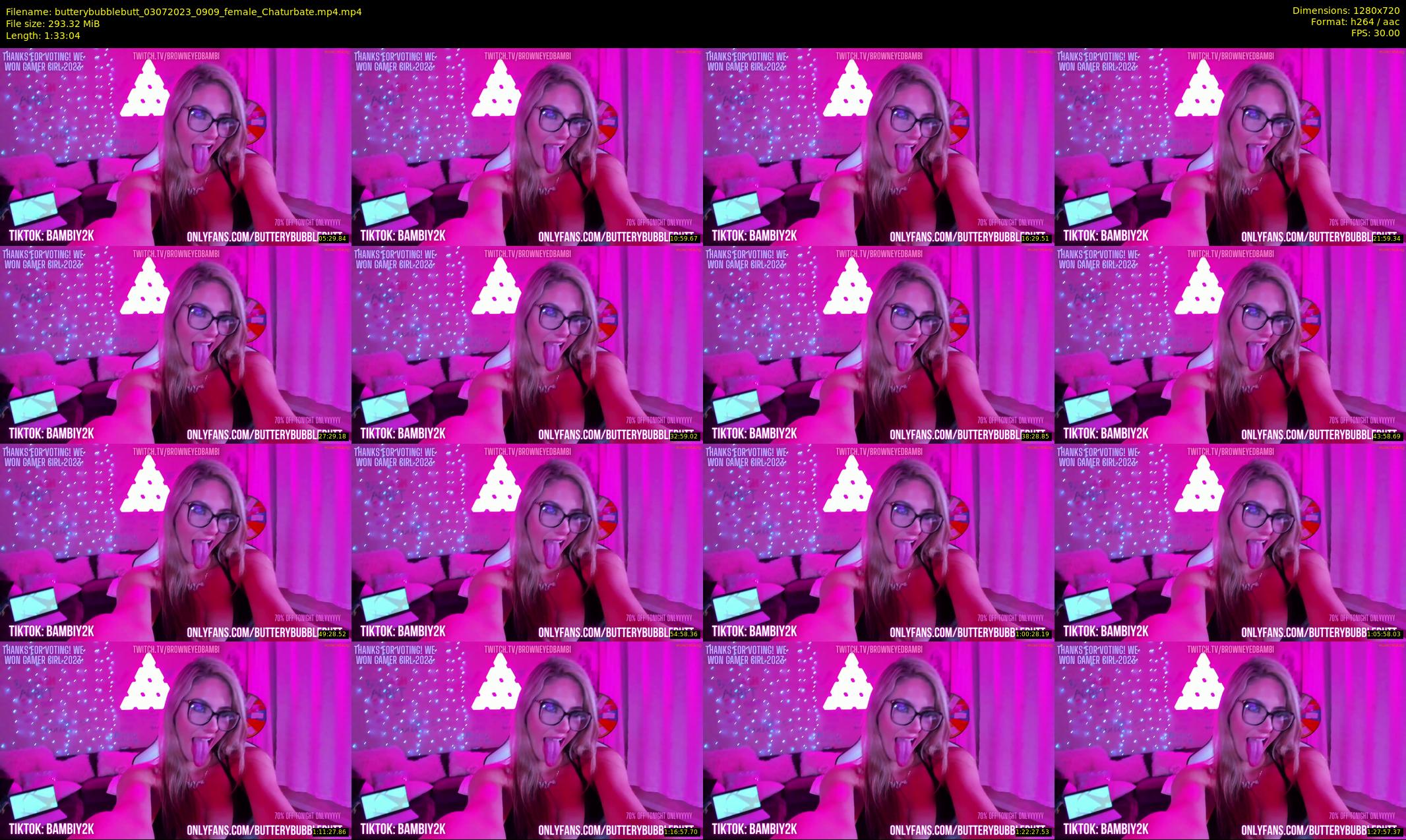 butterybubblebutt — 94 minute Chaturbate couple cam show recording, 720p, Jul 3, 2023