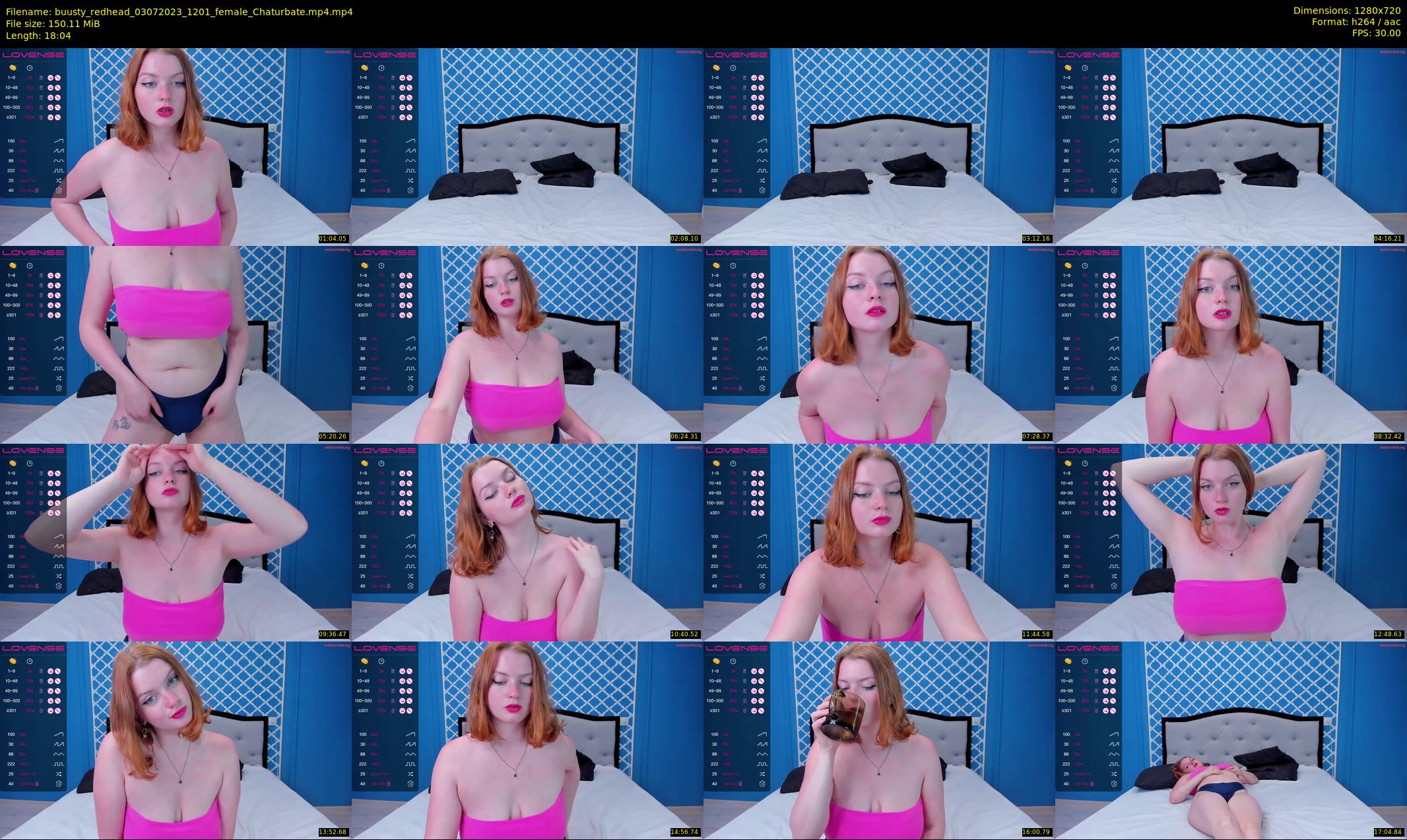 buusty_redhead — 19 minute Chaturbate female cam show recording, 720p, Jul 3, 2023