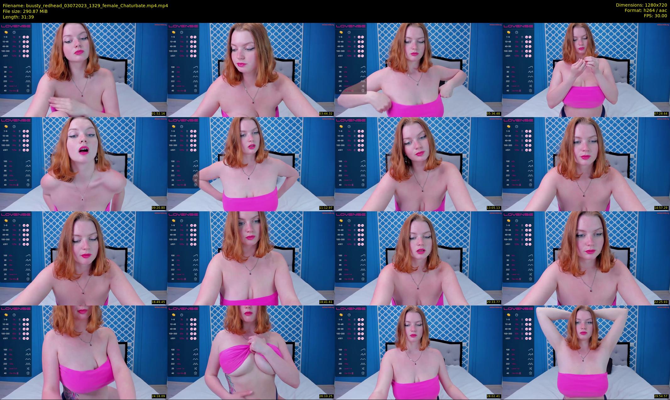 buusty_redhead — 32 minute Chaturbate female cam show recording, 720p, Jul 3, 2023