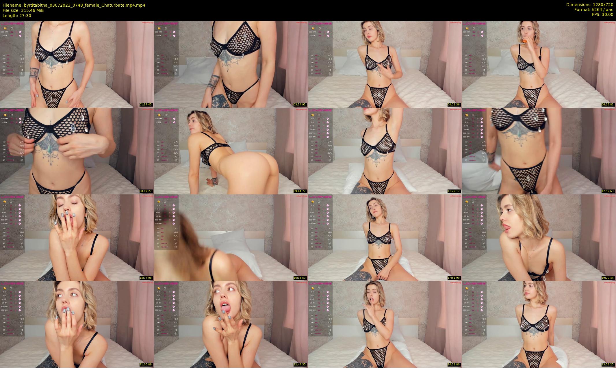 byrdtabitha — 28 minute Chaturbate female cam show recording, 720p, Jul 3, 2023