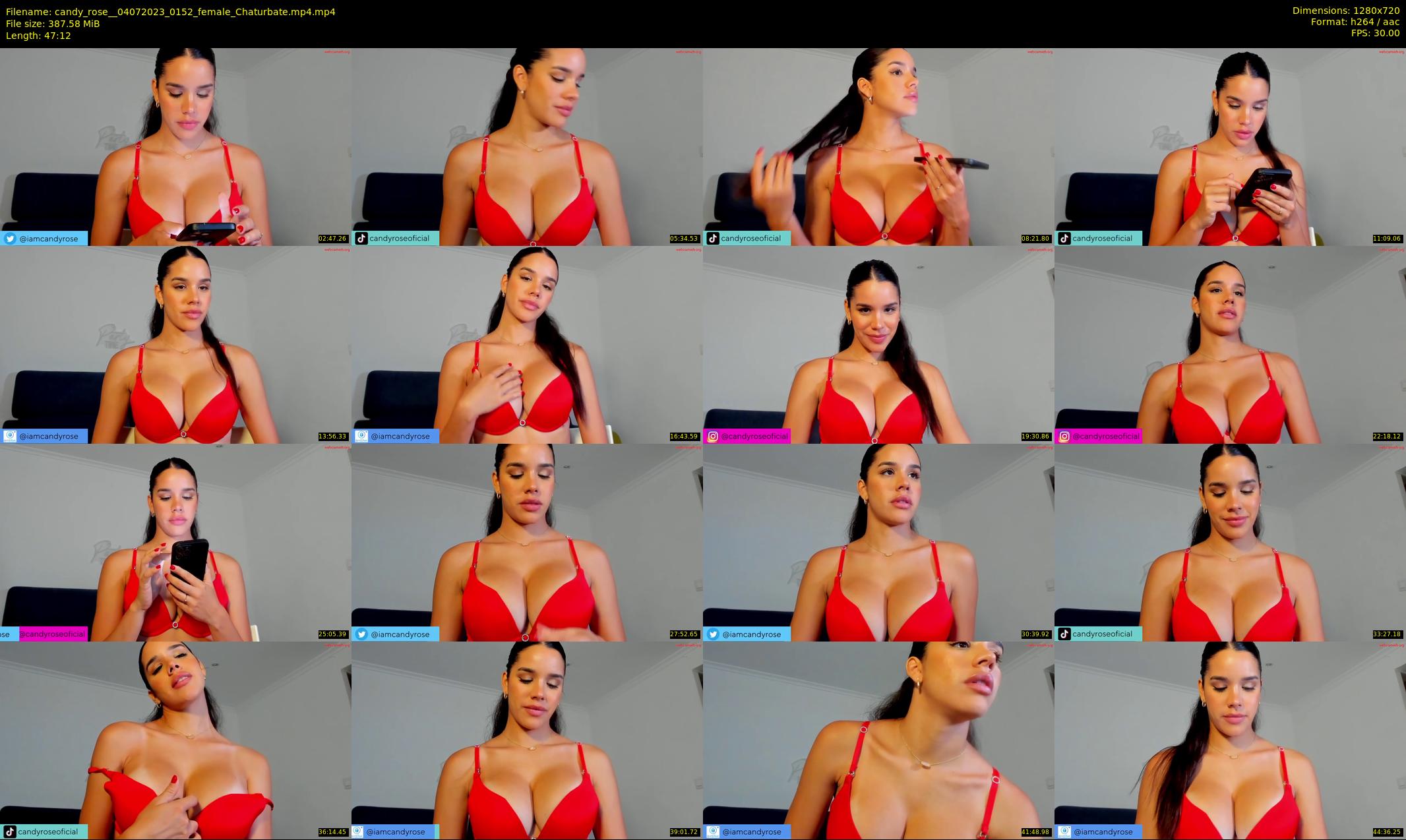 candy_rose_ — 48 minute Chaturbate female cam show recording, 720p, Jul 4, 2023