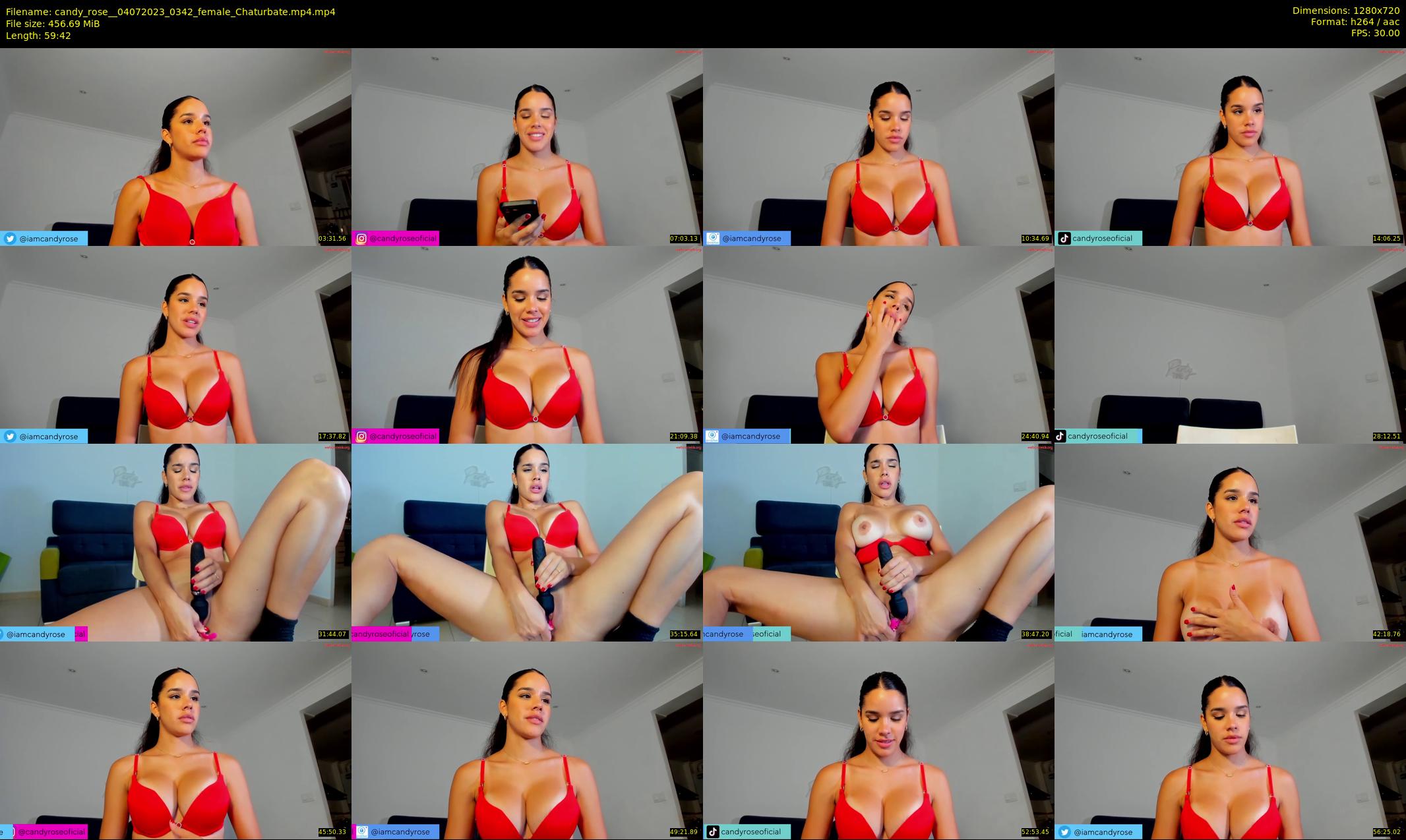 candy_rose_ — 60 minute Chaturbate female cam show recording, 720p, Jul 4, 2023
