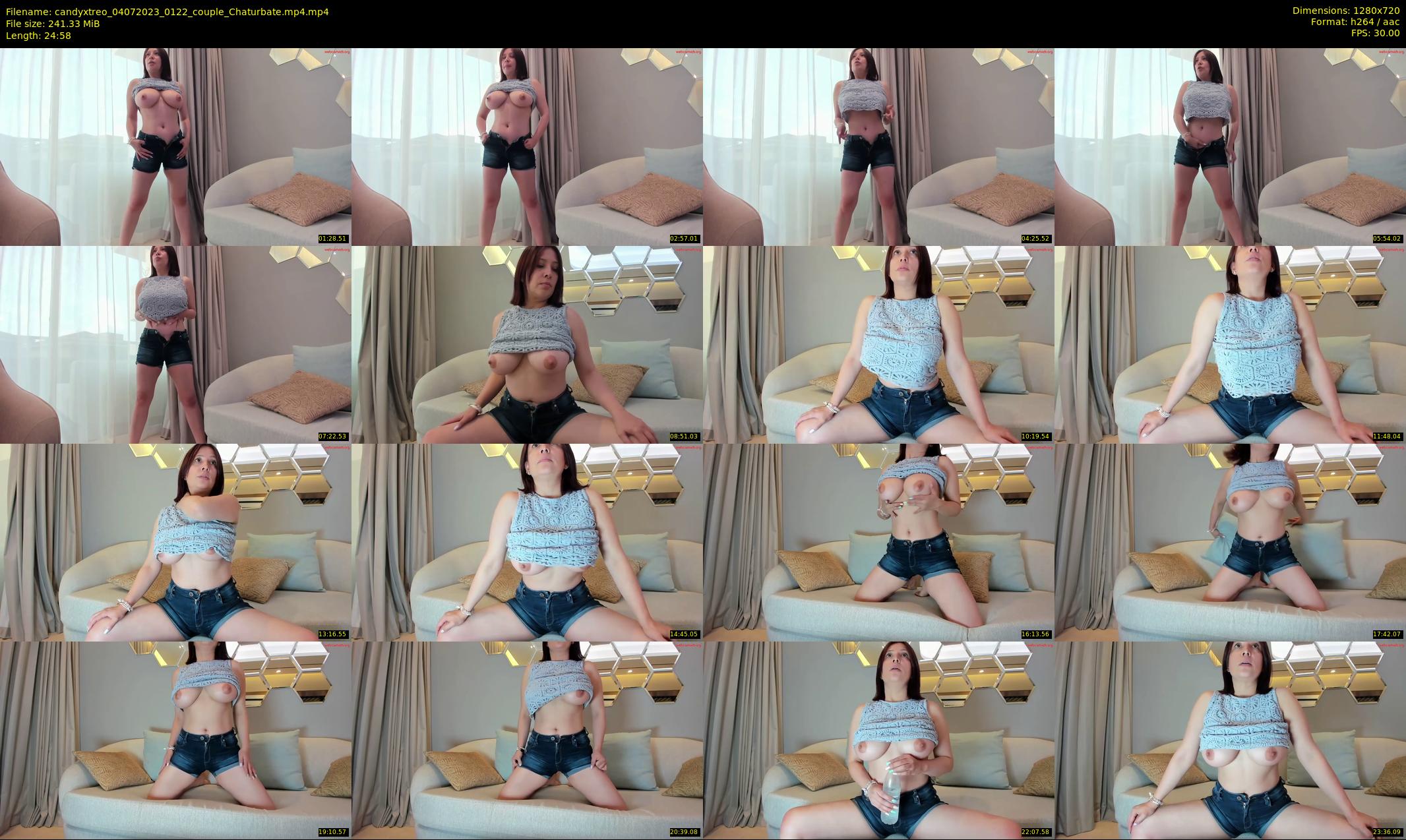 candyxtreo — 25 minute Chaturbate couple cam show recording, 720p, Jul 4, 2023