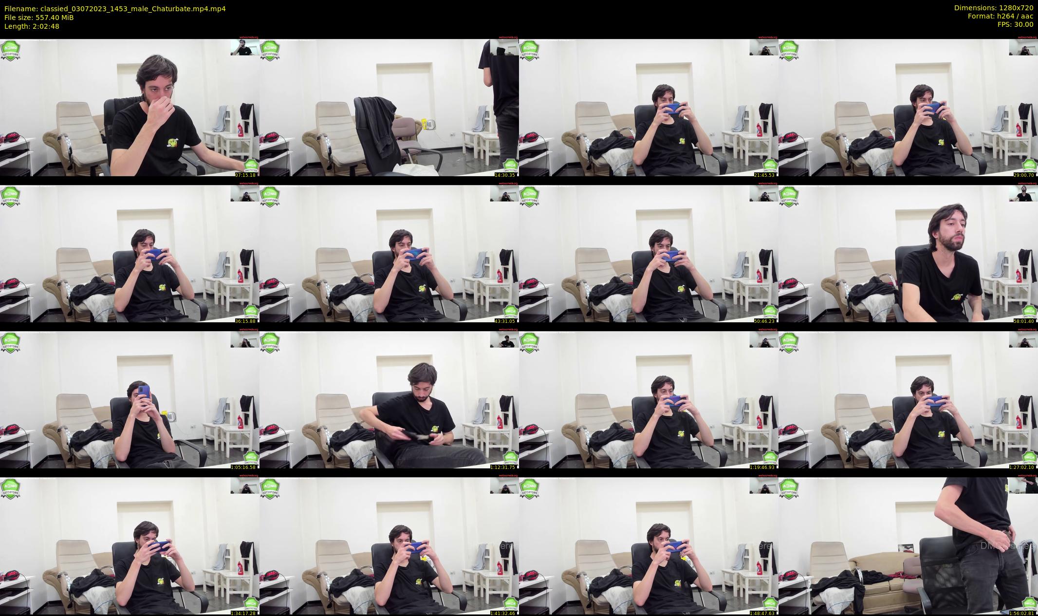 classied — 123 minute Chaturbate male cam show recording, 720p, Jul 3, 2023