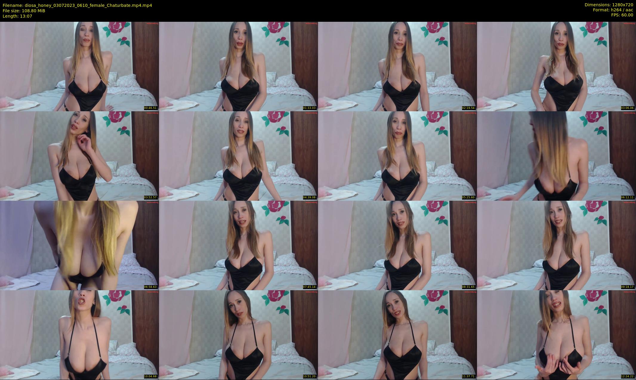 diosa_honey — 14 minute Chaturbate female cam show recording, 720p, Jul 3, 2023