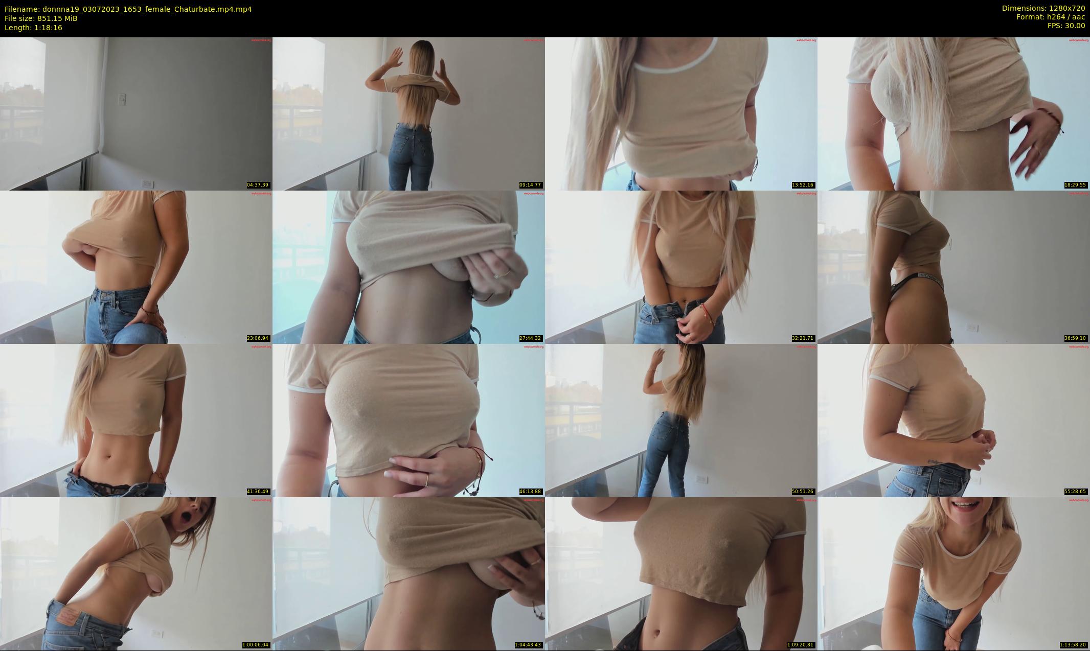 donnna19 — 79 minute Chaturbate female cam show recording, 720p, Jul 3, 2023