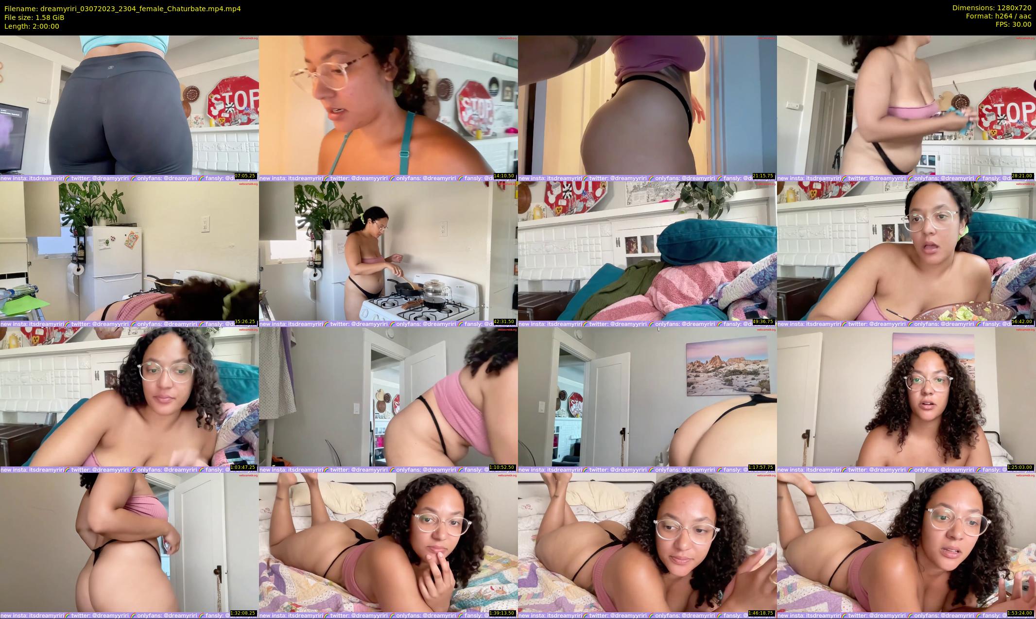 dreamyriri — 120 minute Chaturbate female cam show recording, 720p, Jul 3, 2023