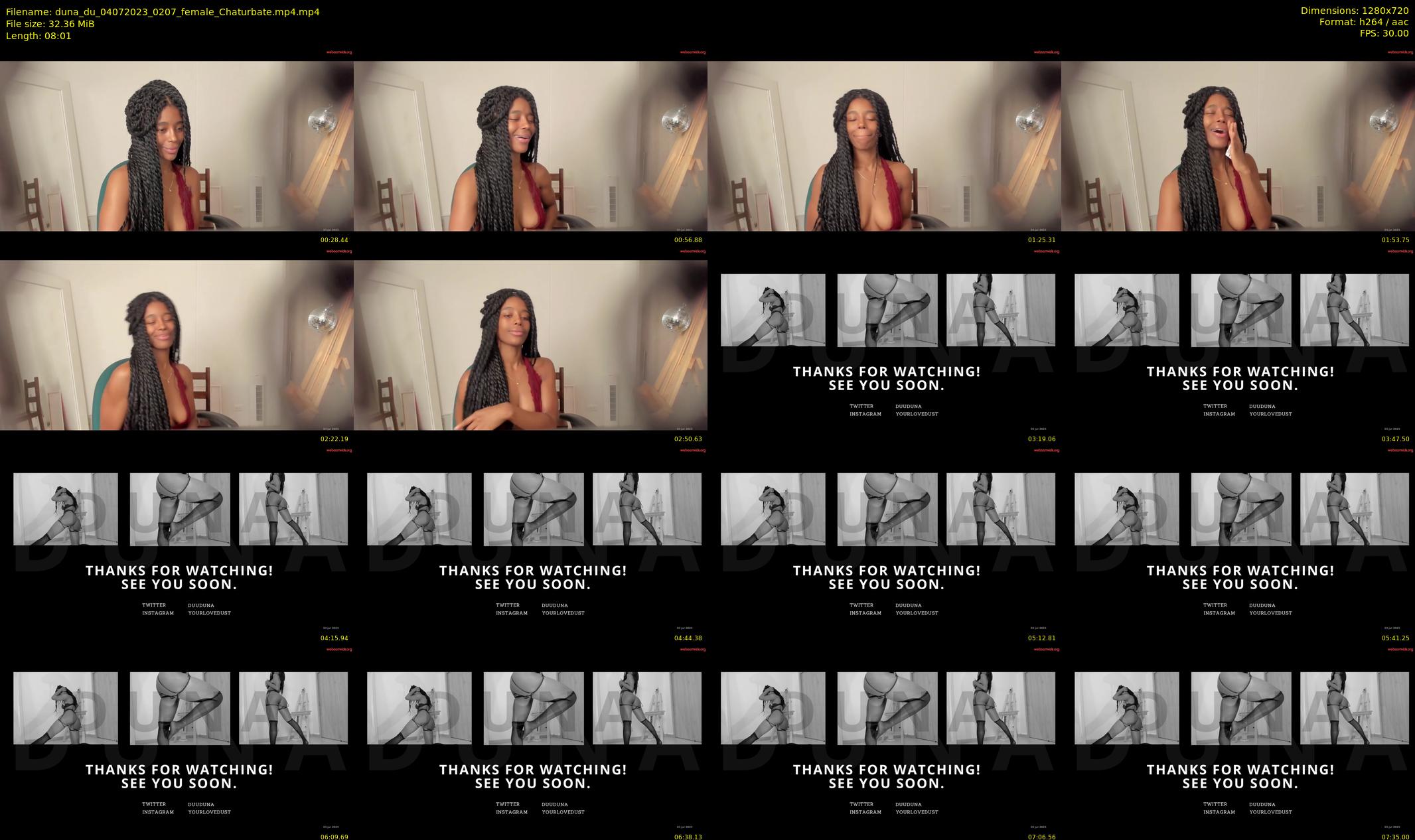 duna_du — 9 minute Chaturbate female cam show recording, 720p, Jul 4, 2023
