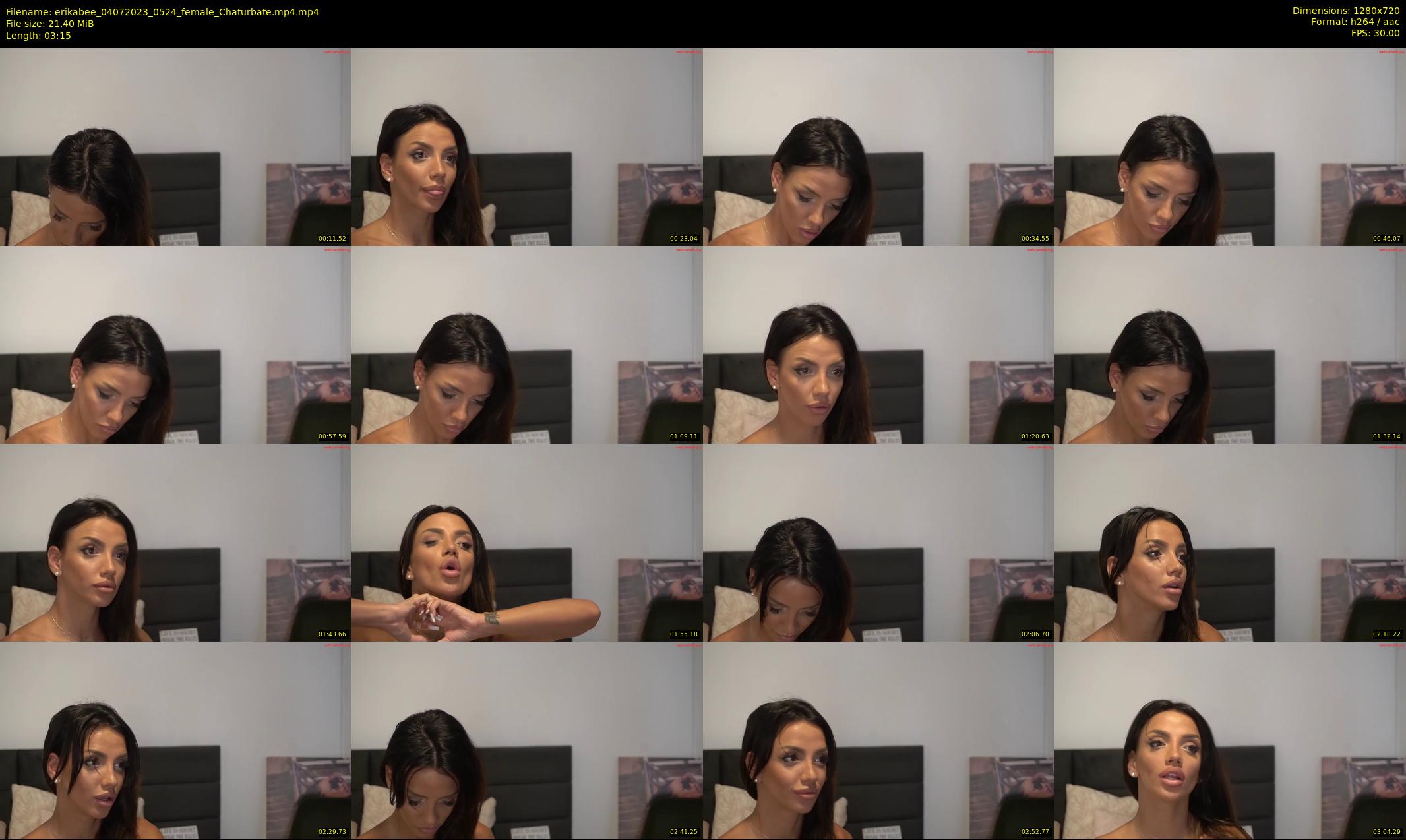 erikabee — 4 minute Chaturbate female cam show recording, 720p, Jul 4, 2023