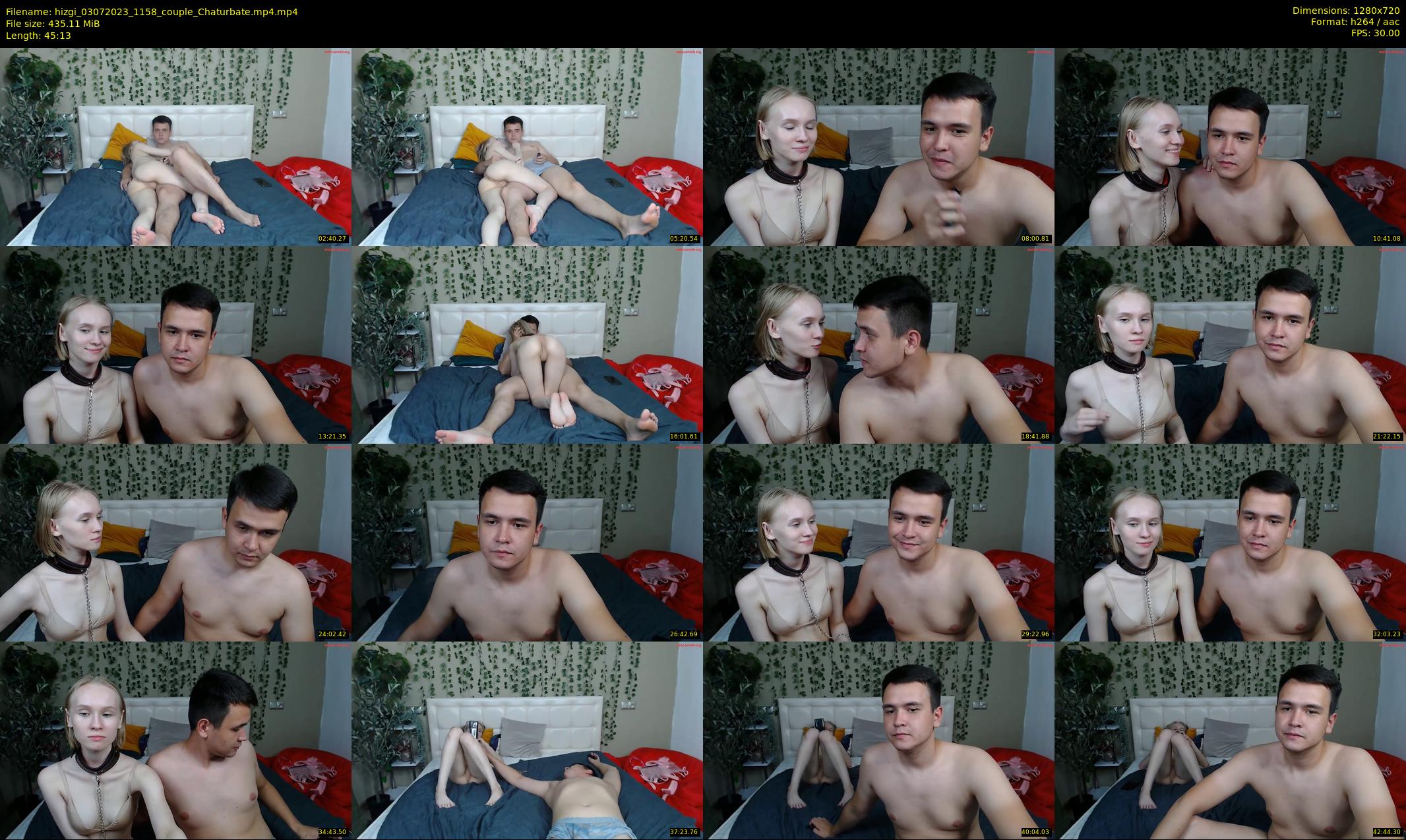hizgi — 46 minute Chaturbate couple cam show recording, 720p, Jul 3, 2023