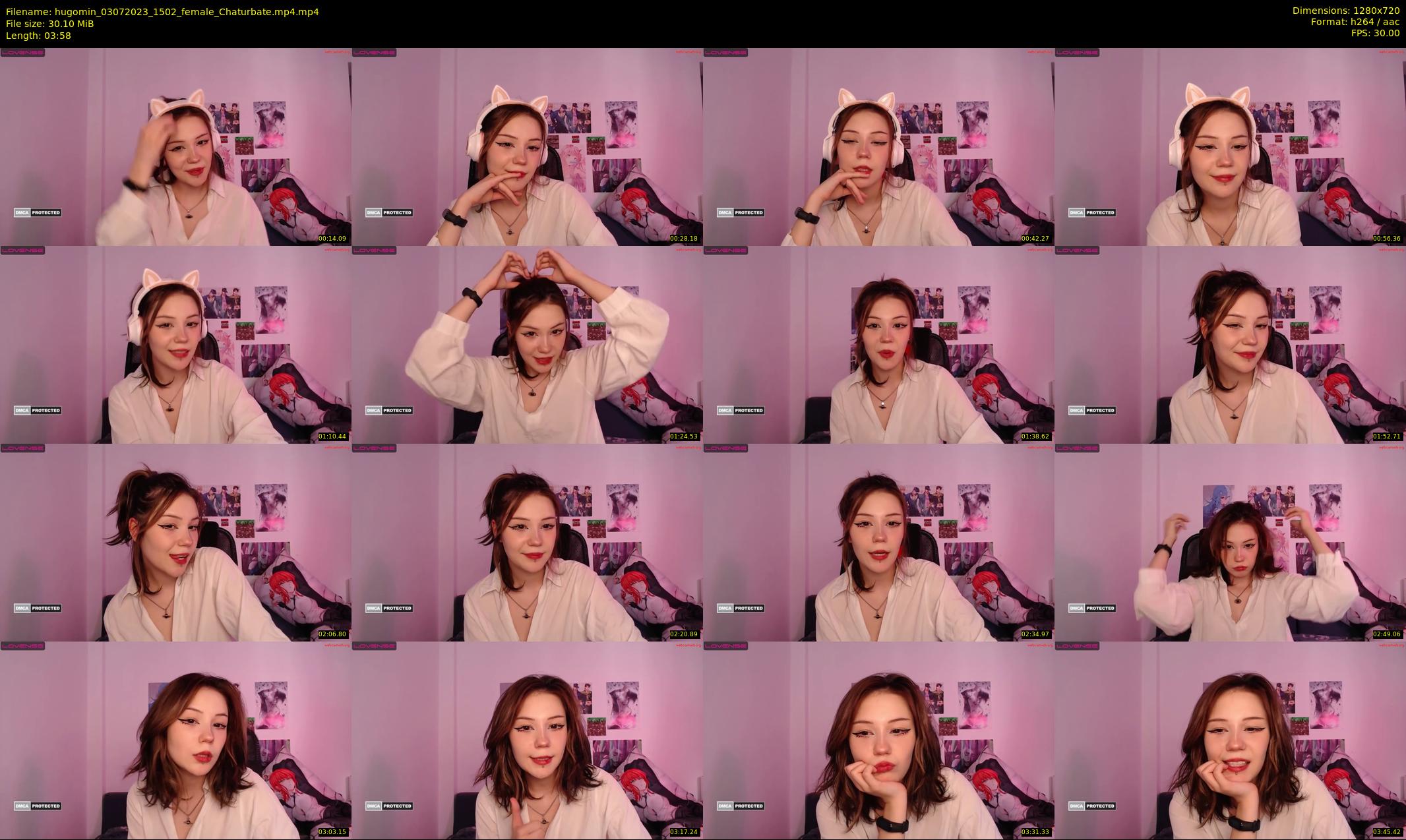 hugomin — 4 minute Chaturbate female cam show recording, 720p, Jul 3, 2023