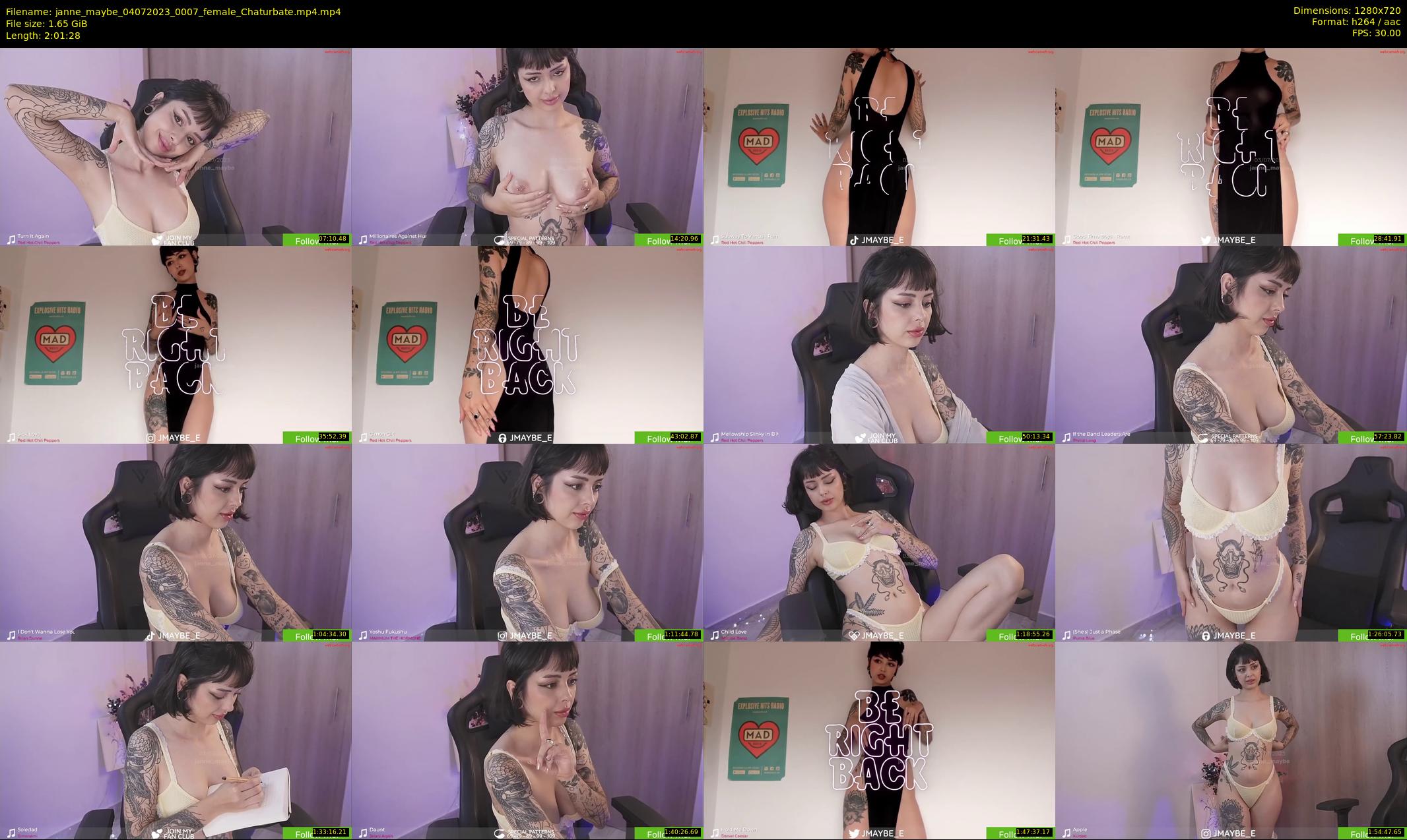 janne_maybe — 122 minute Chaturbate female cam show recording, 720p, Jul 4, 2023