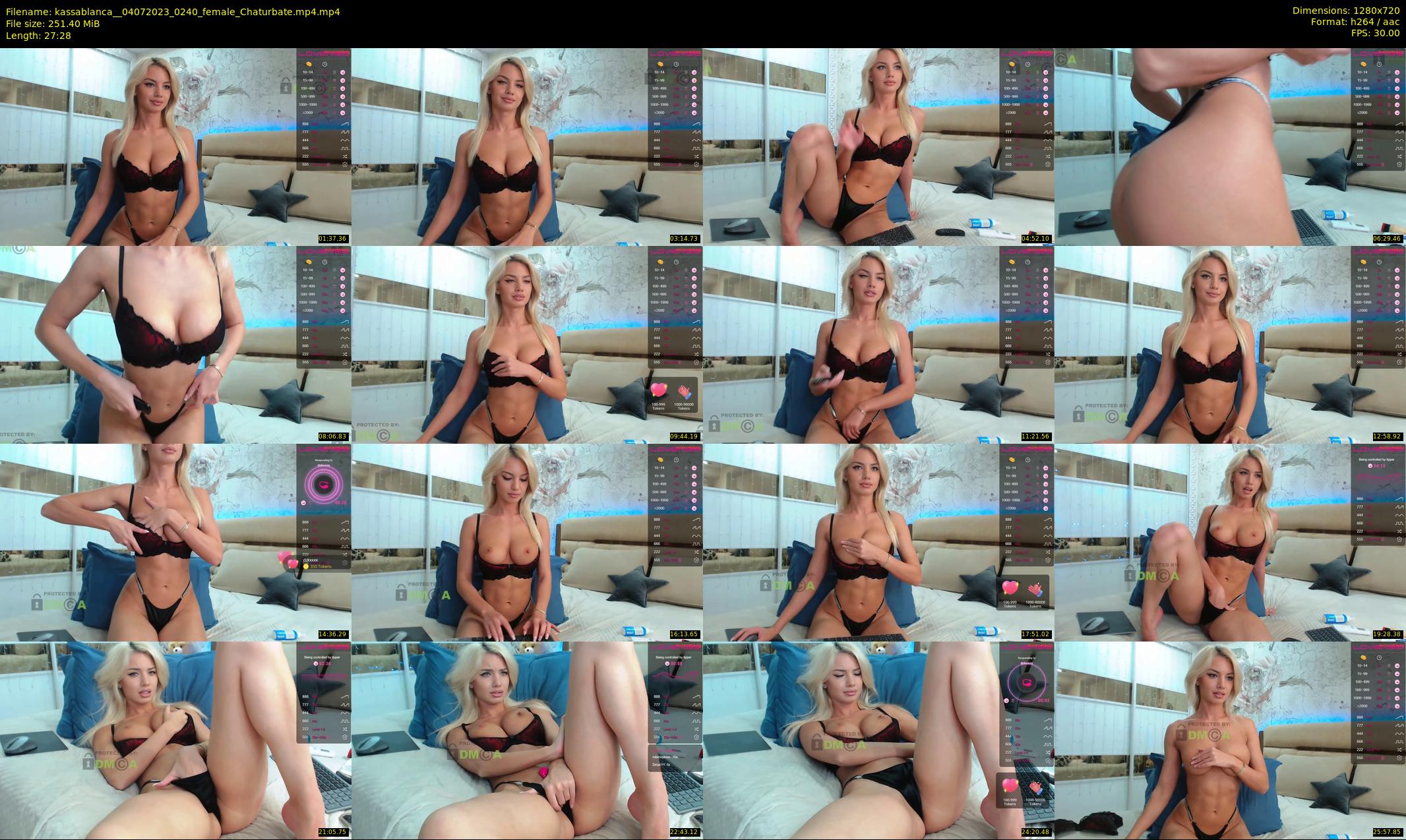 kassablanca_ — 28 minute Chaturbate female cam show recording, 720p, Jul 4, 2023