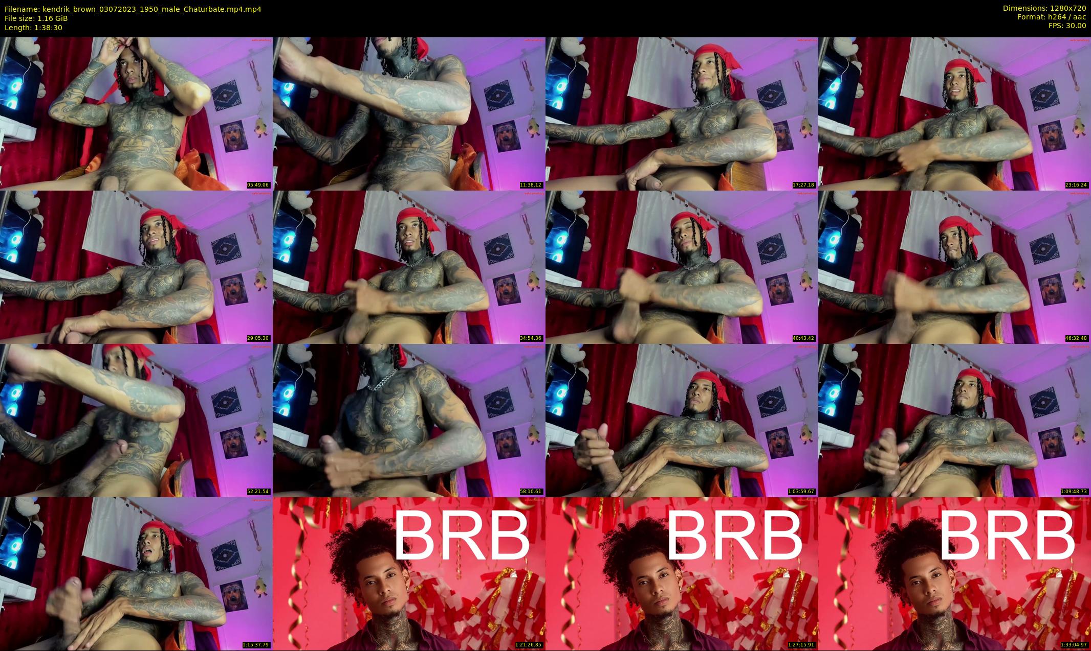 kendrik_brown — 99 minute Chaturbate male cam show recording, 720p, Jul 3, 2023