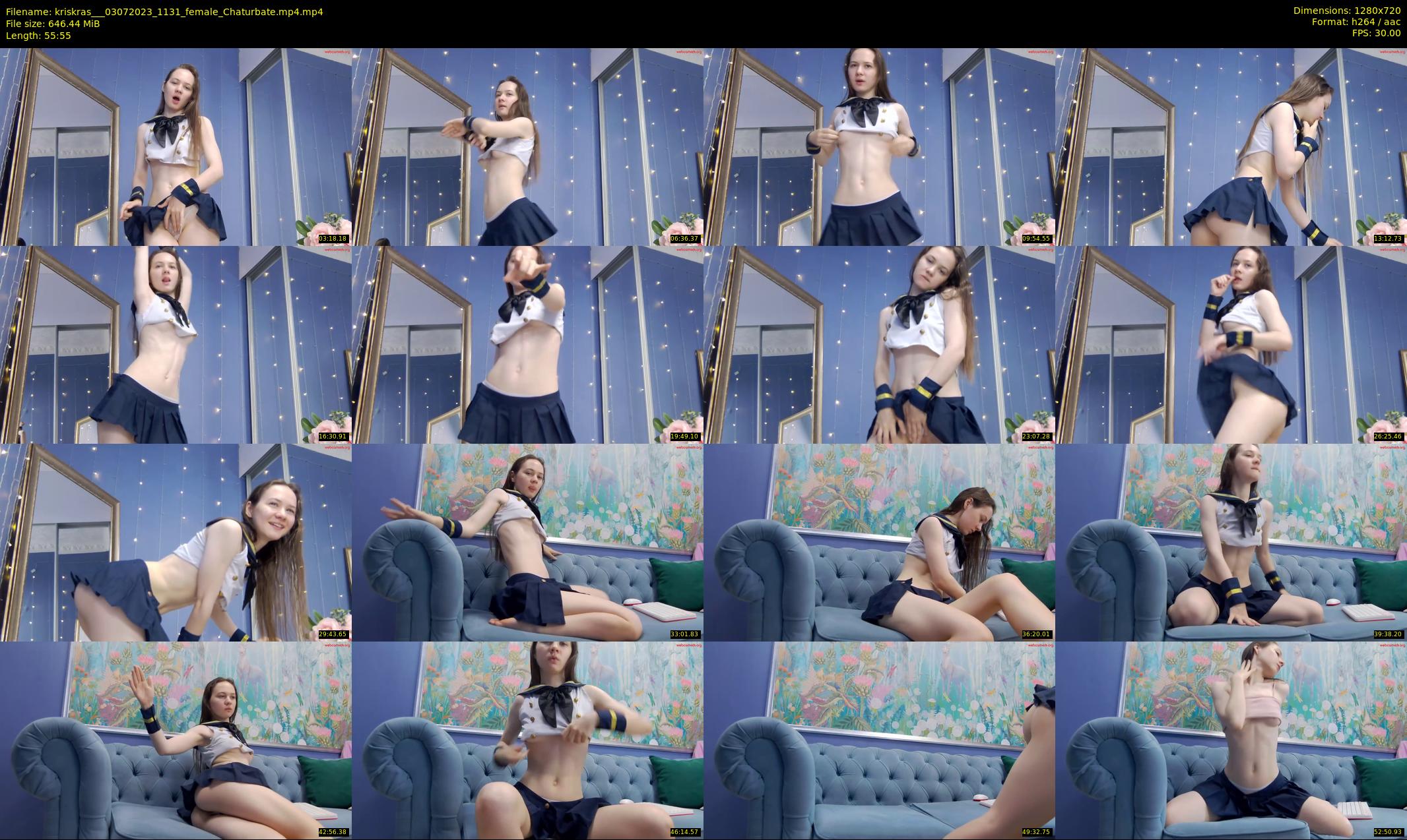 kriskras__ — 56 minute Chaturbate female cam show recording, 720p, Jul 3, 2023
