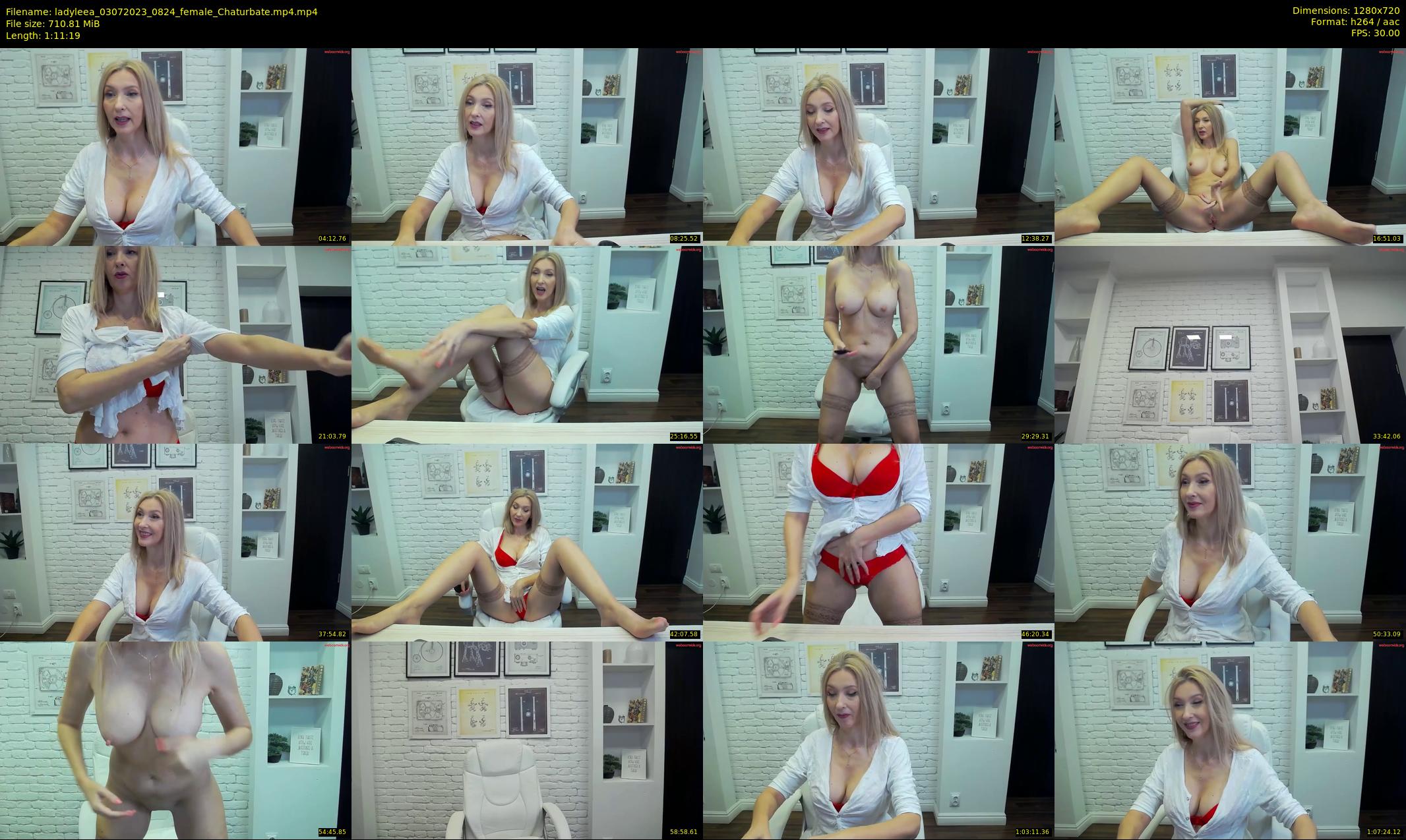 ladyleea — 72 minute Chaturbate female cam show recording, 720p, Jul 3, 2023