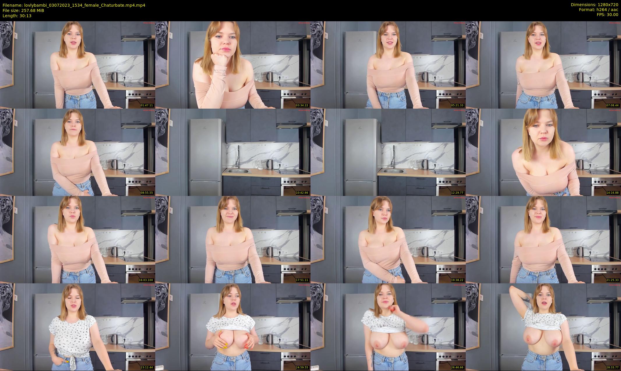 lovlybambi — 31 minute Chaturbate female cam show recording, 720p, Jul 3, 2023