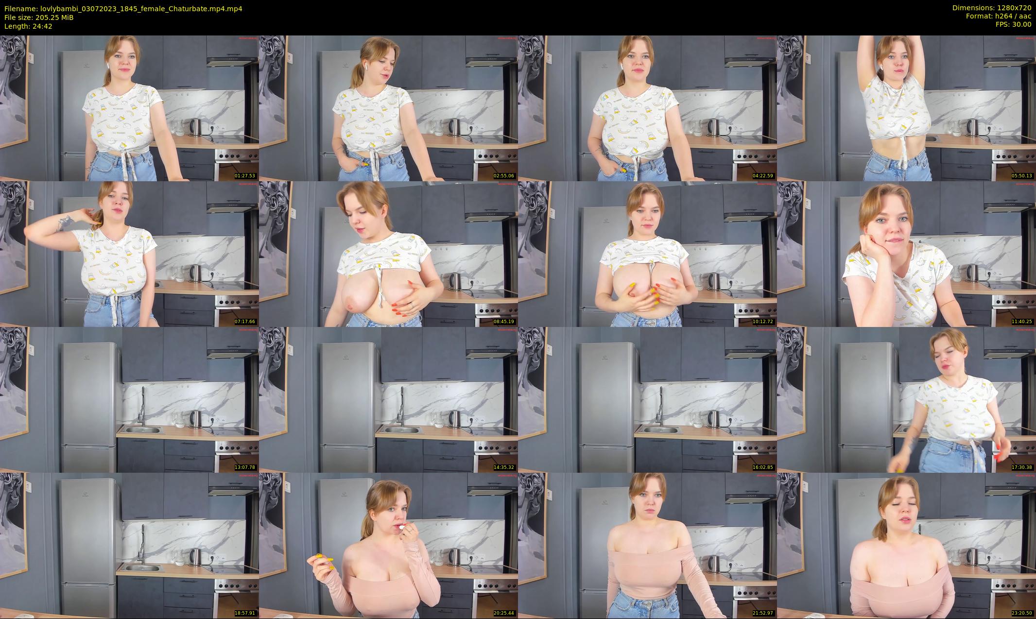 lovlybambi — 25 minute Chaturbate female cam show recording, 720p, Jul 3, 2023