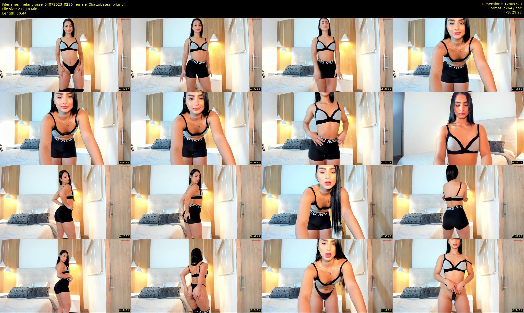 melanyrosse — 31 minute Chaturbate female cam show recording, 720p, Jul 4, 2023