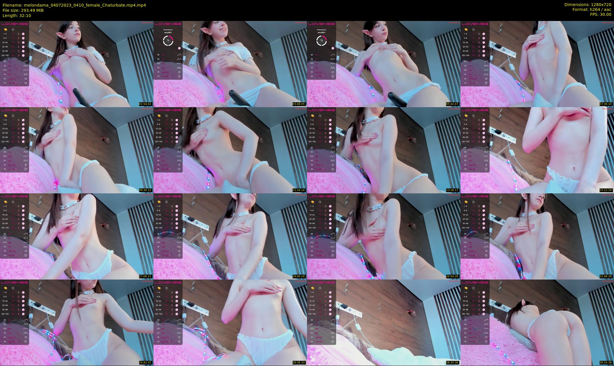 melondama — 33 minute Chaturbate female cam show recording, 720p, Jul 4, 2023