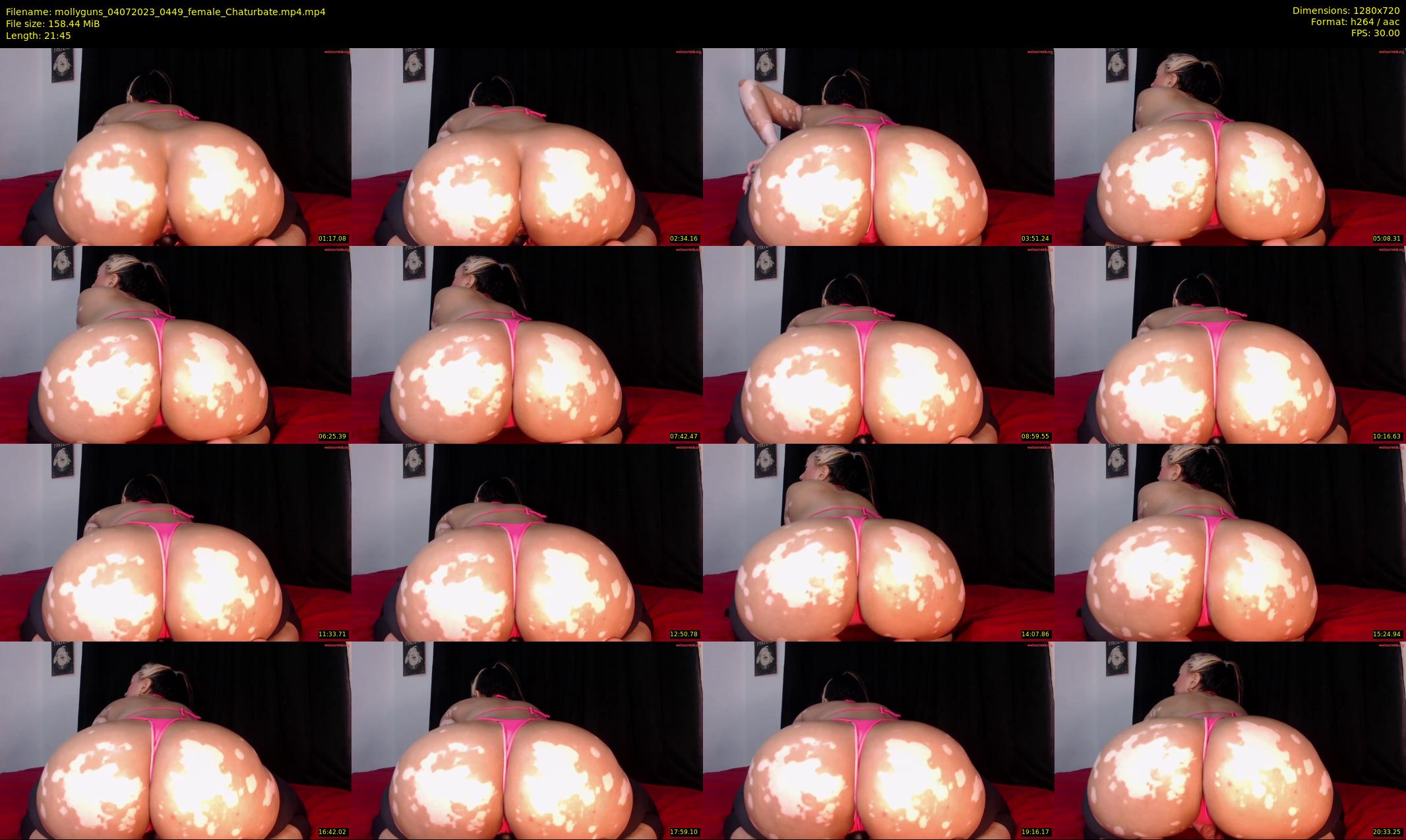 mollyguns — 22 minute Chaturbate female cam show recording, 720p, Jul 4, 2023