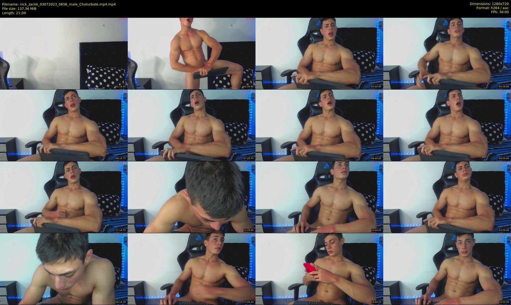 nick_zackk — 22 minute Chaturbate male cam show recording, 720p, Jul 3, 2023