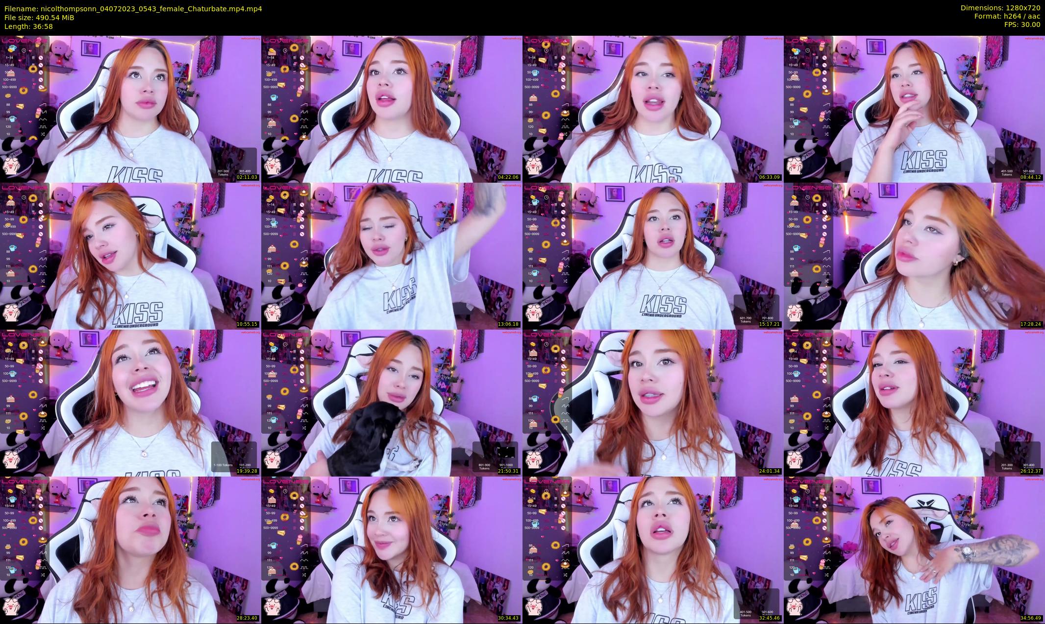 nicolthompsonn — 37 minute Chaturbate female cam show recording, 720p, Jul 4, 2023
