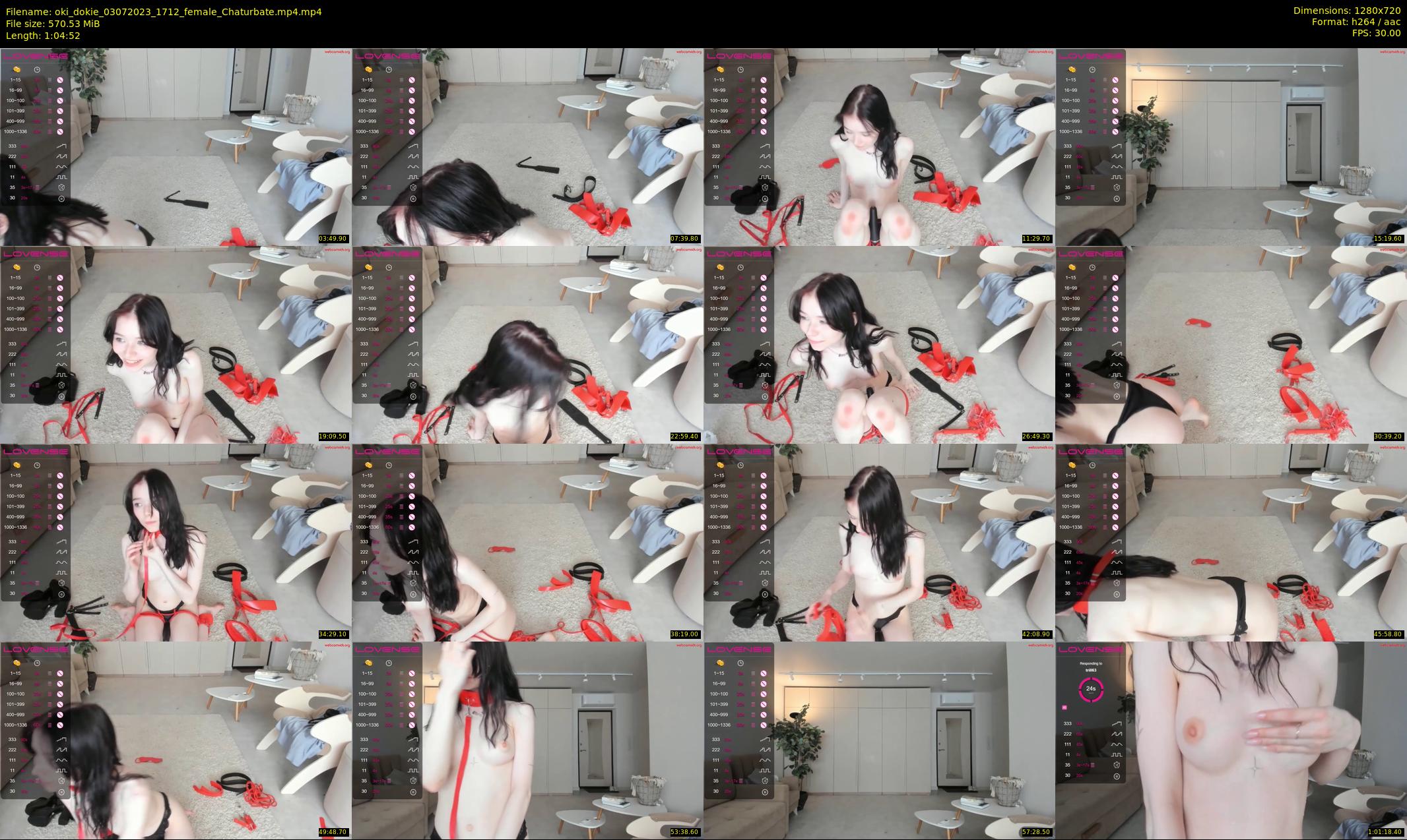 oki_dokie — 65 minute Chaturbate female cam show recording, 720p, Jul 3, 2023