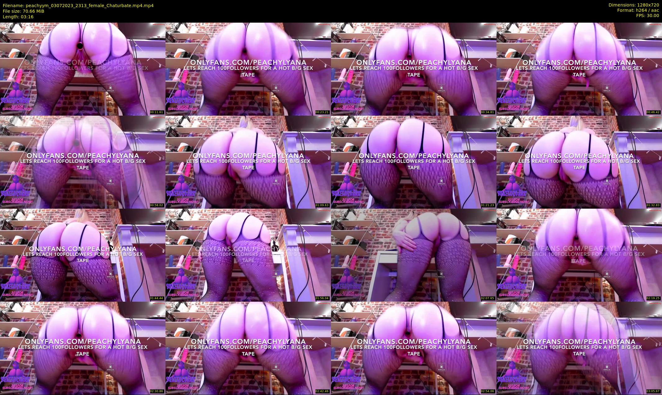 peachyym — 4 minute Chaturbate female cam show recording, 720p, Jul 3, 2023