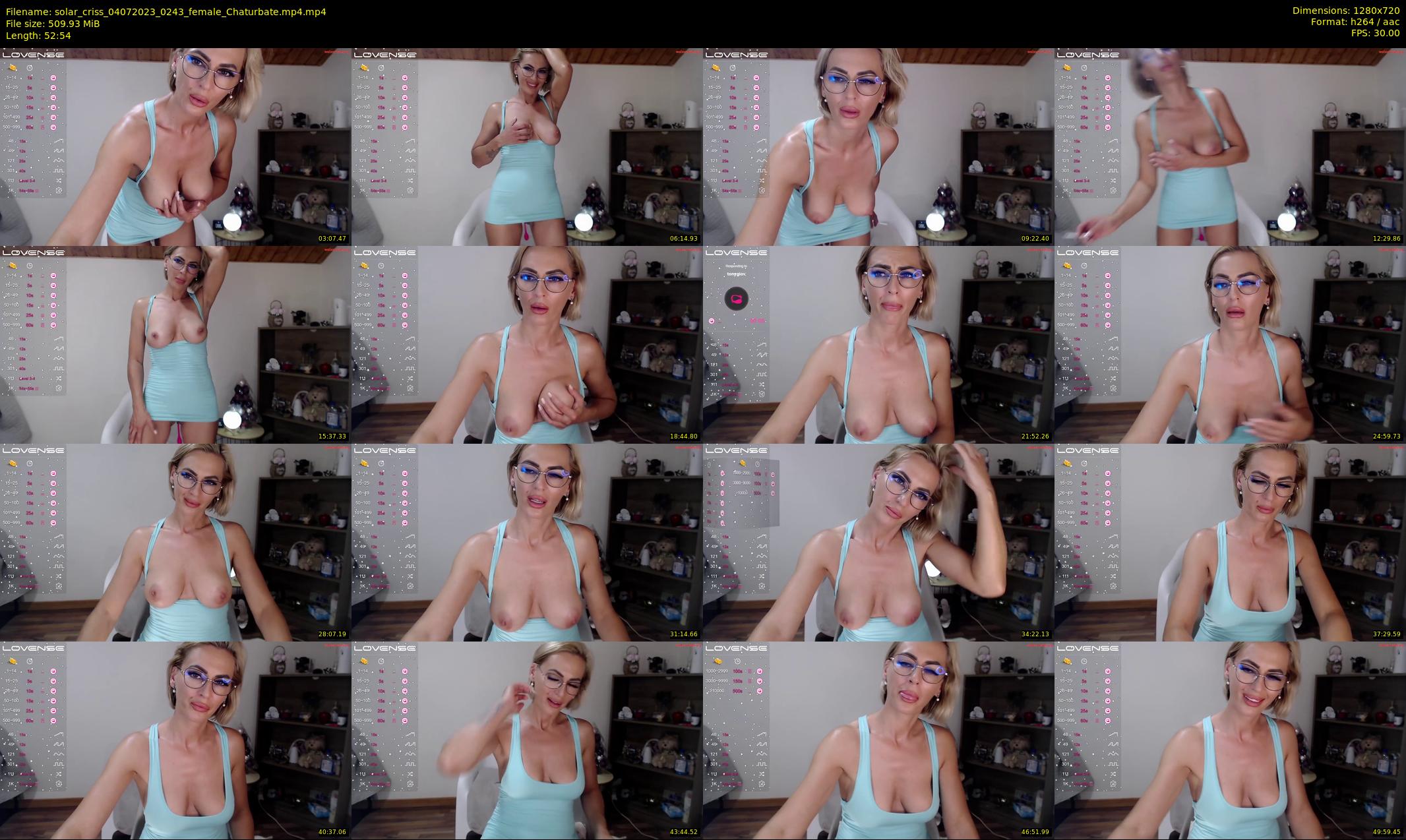 solar_criss — 53 minute Chaturbate female cam show recording, 720p, Jul 4, 2023