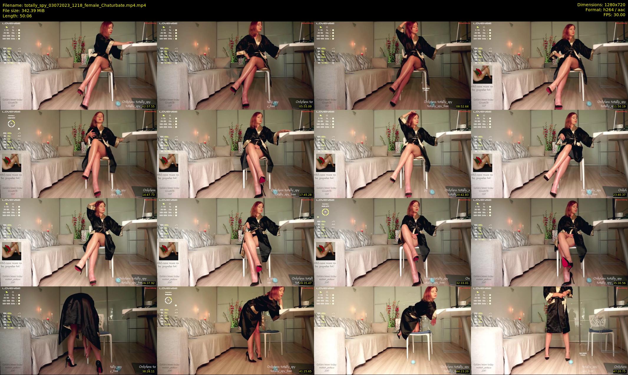 totally_spy — 51 minute Chaturbate female cam show recording, 720p, Jul 3, 2023