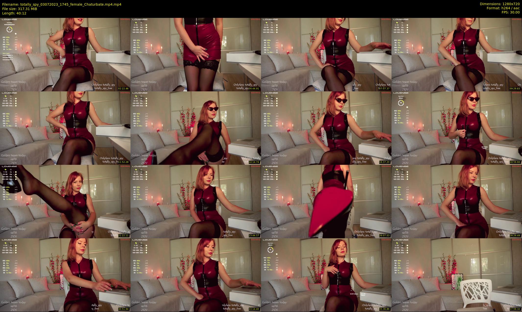 totally_spy — 41 minute Chaturbate female cam show recording, 720p, Jul 3, 2023