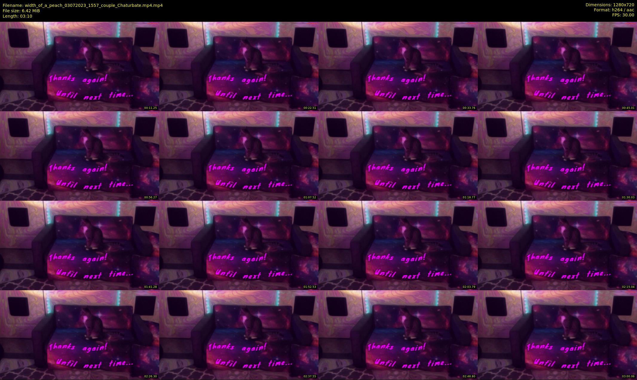 width_of_a_peach — 4 minute Chaturbate couple cam show recording, 720p, Jul 3, 2023