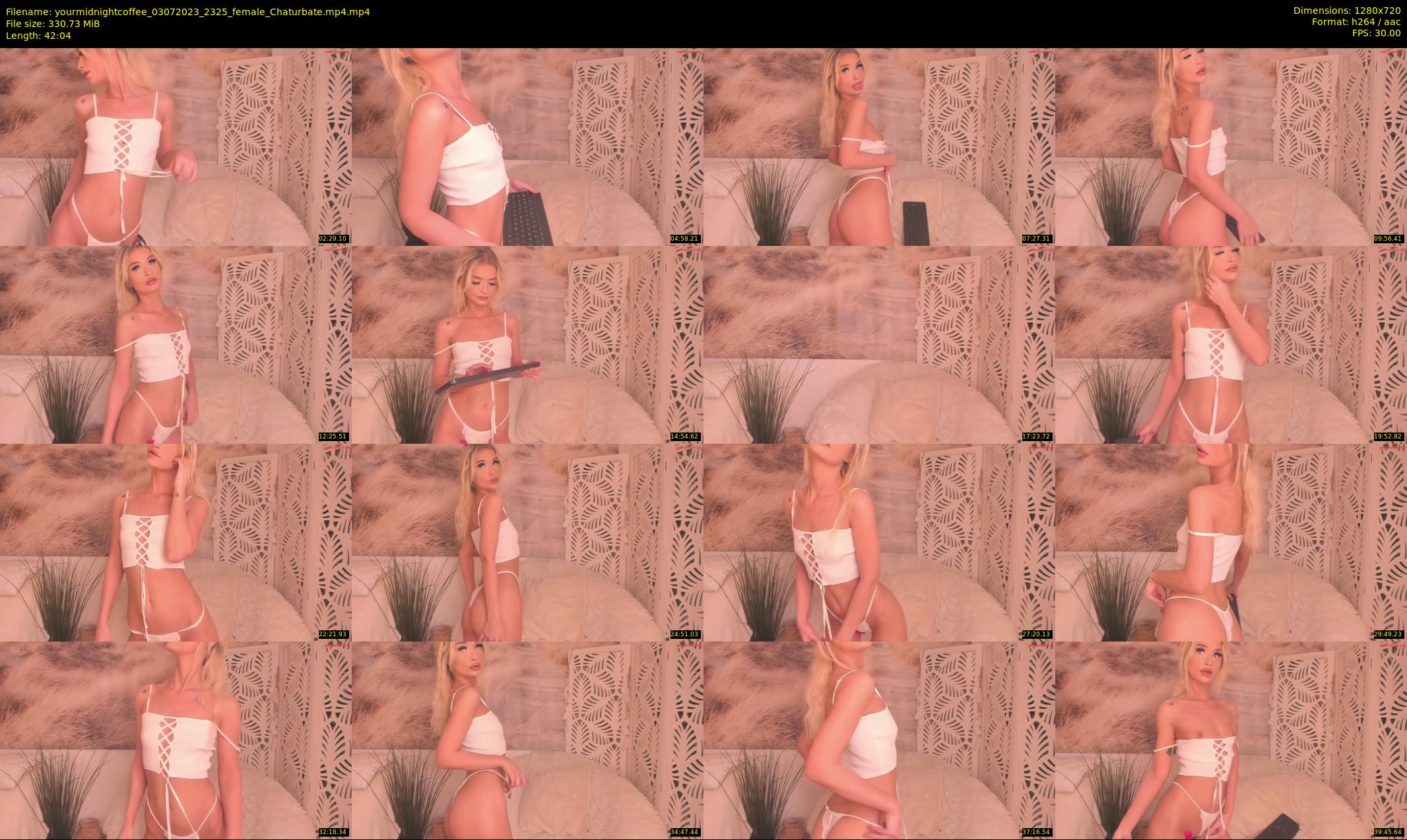 yourmidnightcoffee — 43 minute Chaturbate female cam show recording, 720p, Jul 3, 2023