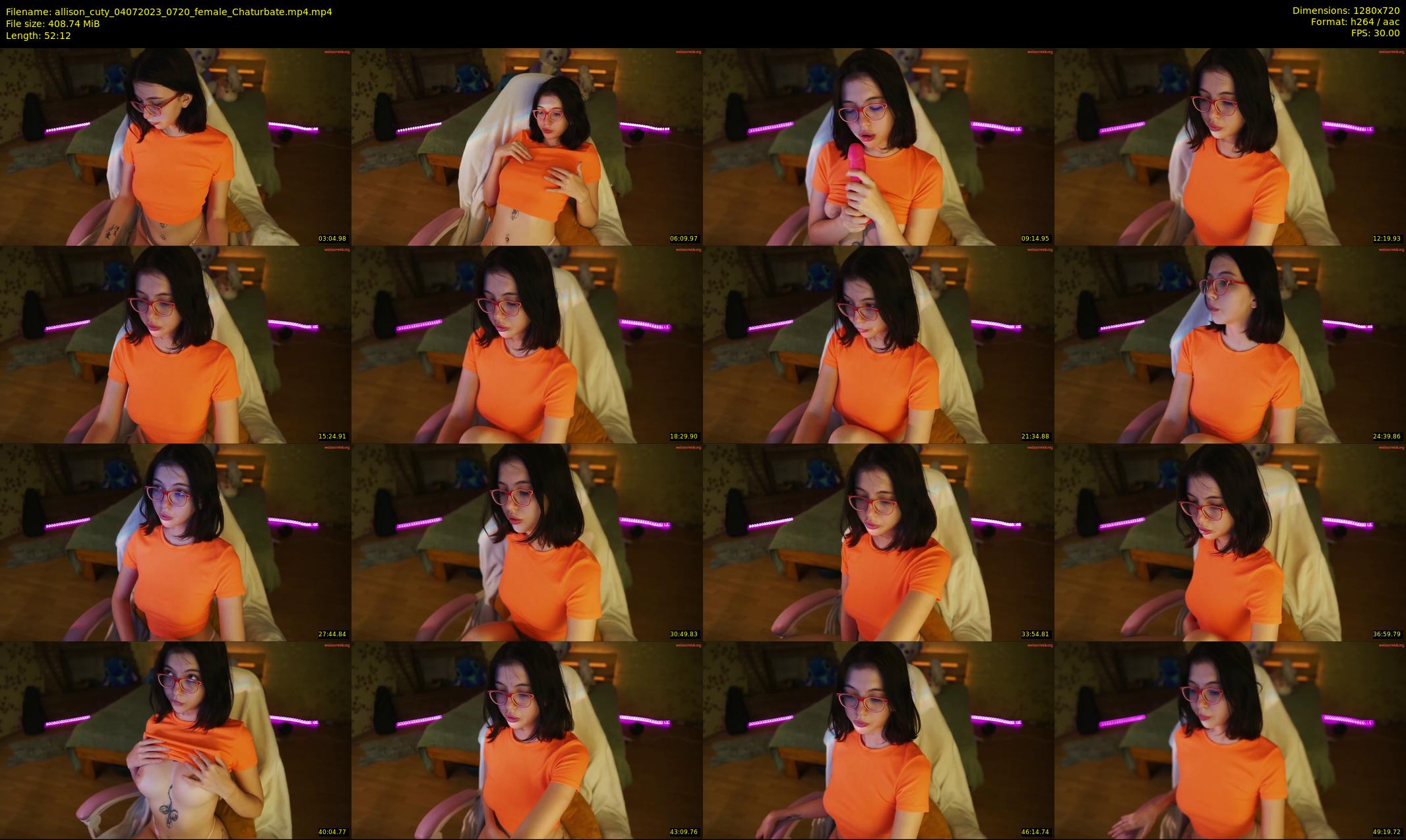 allison_cuty — 53 minute Chaturbate female cam show recording, 720p, Jul 4, 2023