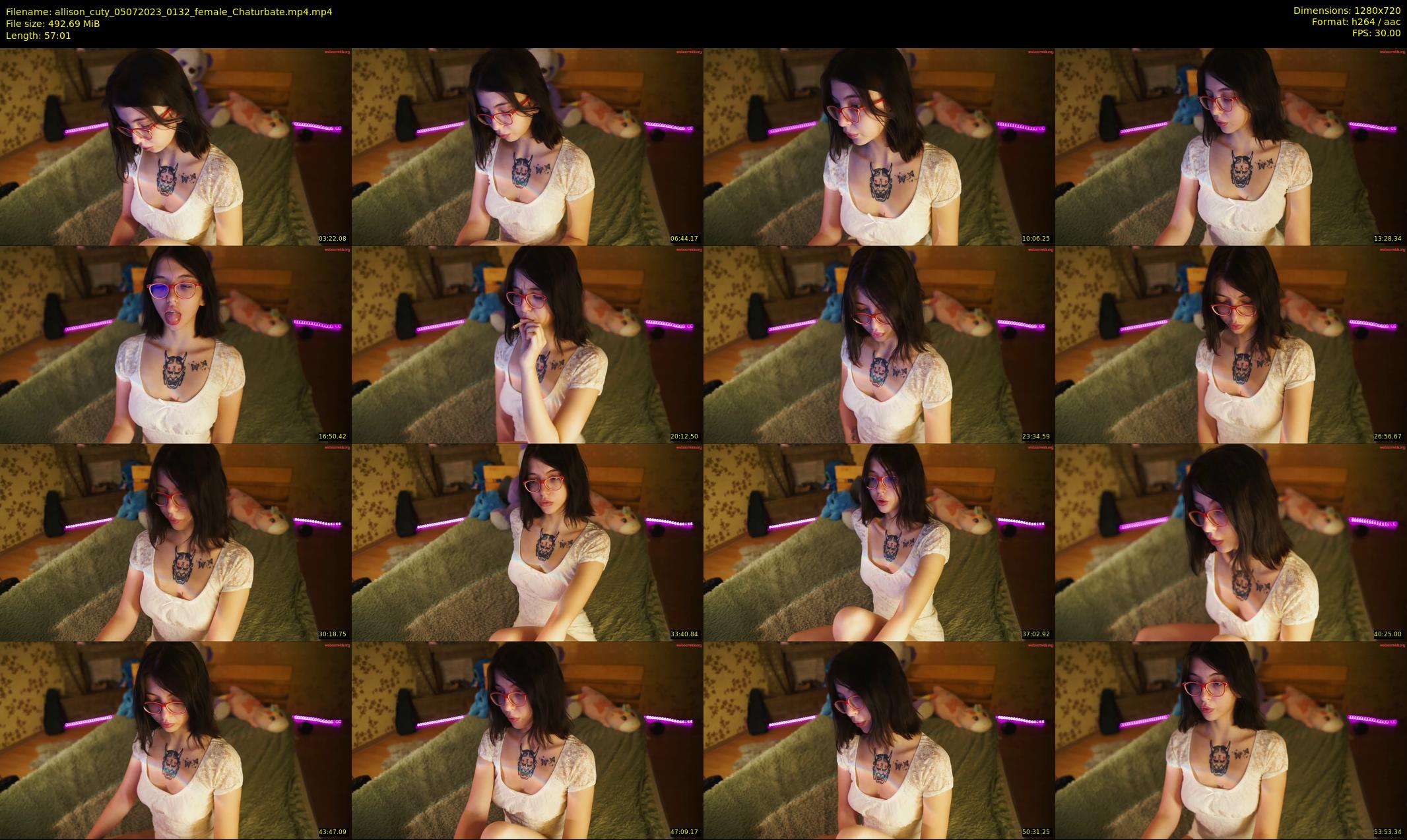 allison_cuty — 58 minute Chaturbate female cam show recording, 720p, Jul 5, 2023