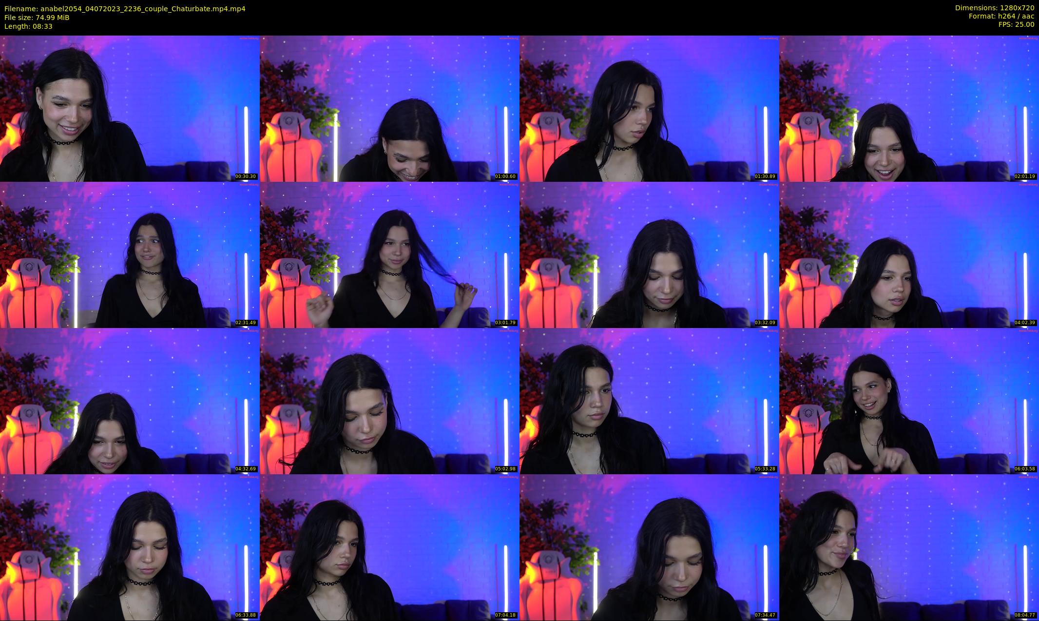 anabel2054 — 9 minute Chaturbate female cam show recording, 720p, Jul 4, 2023